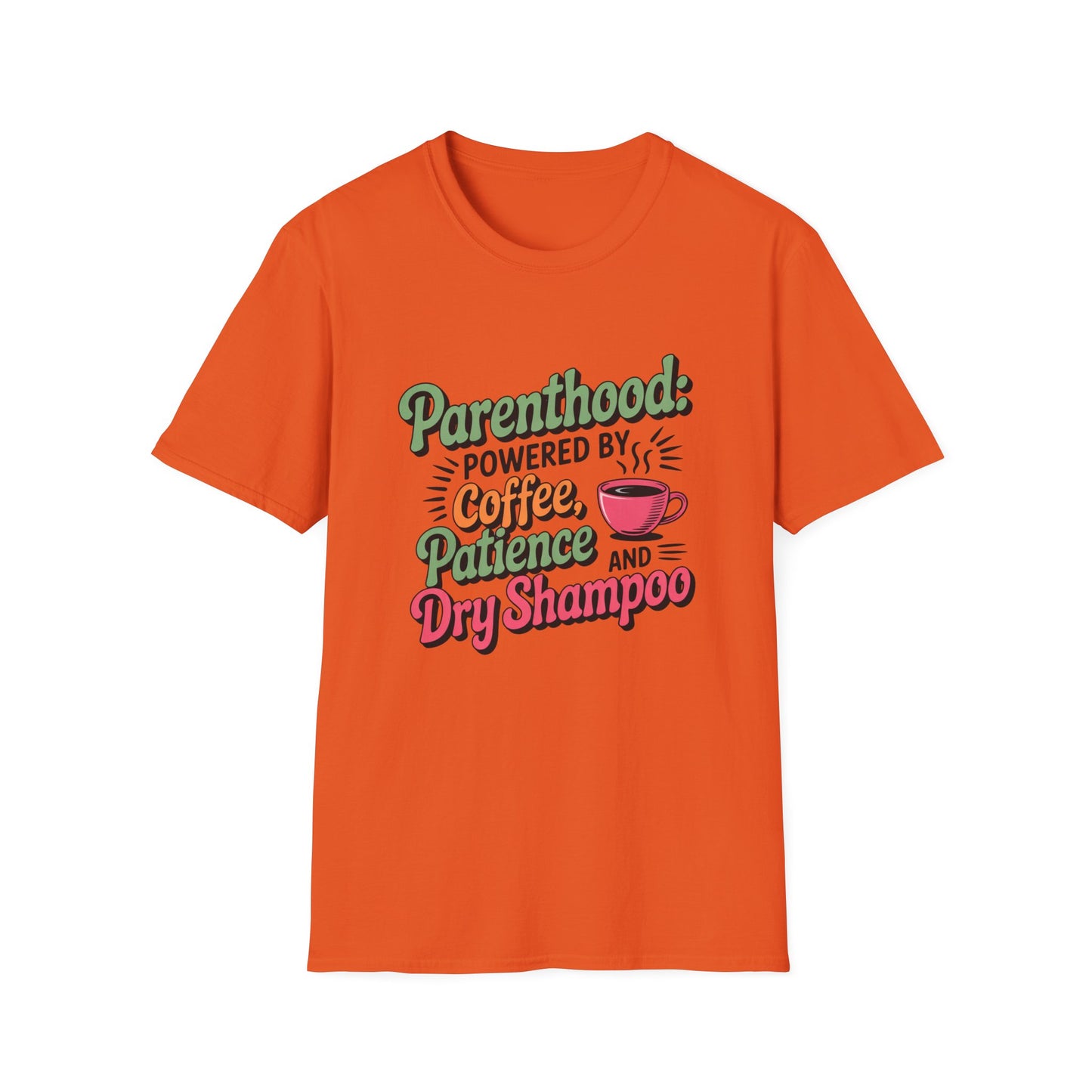 Parenthood Essentials Tee – For the Caffeinated & Courageous