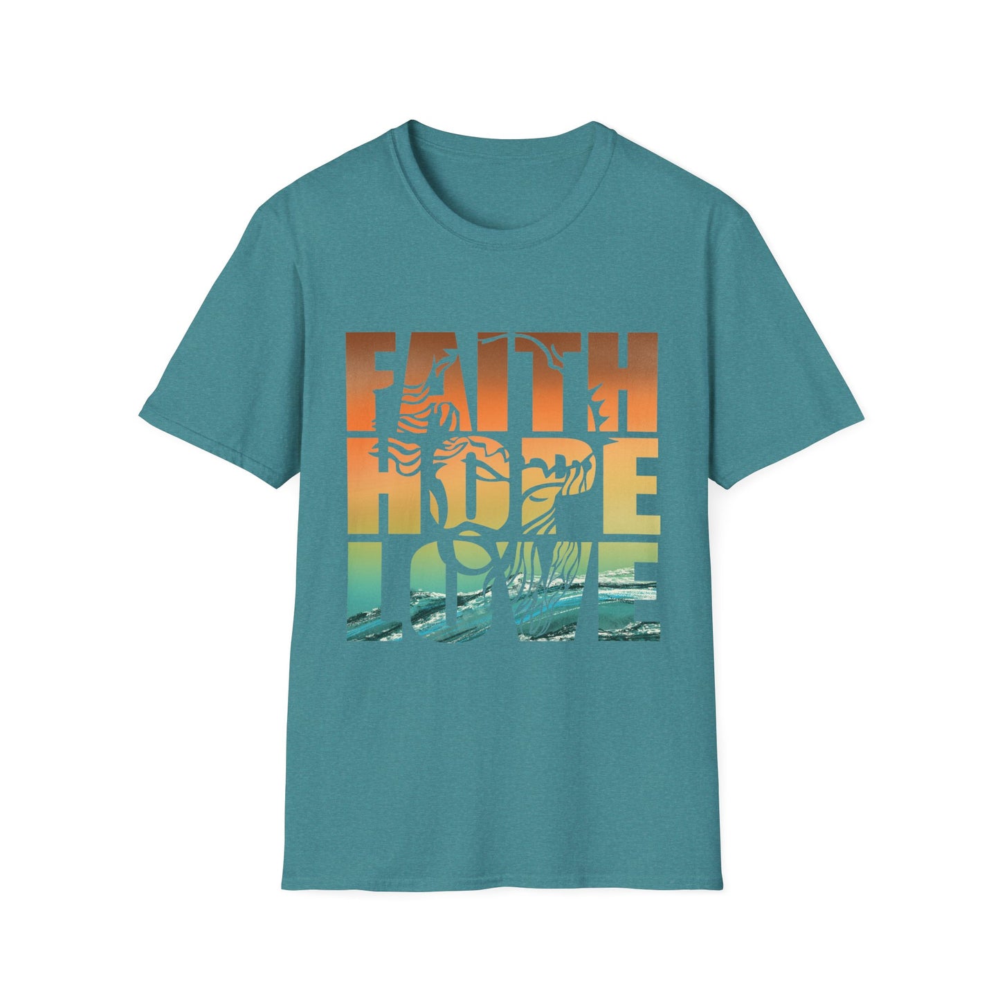Faith Hope Love Tee – Lion of Strength Edition