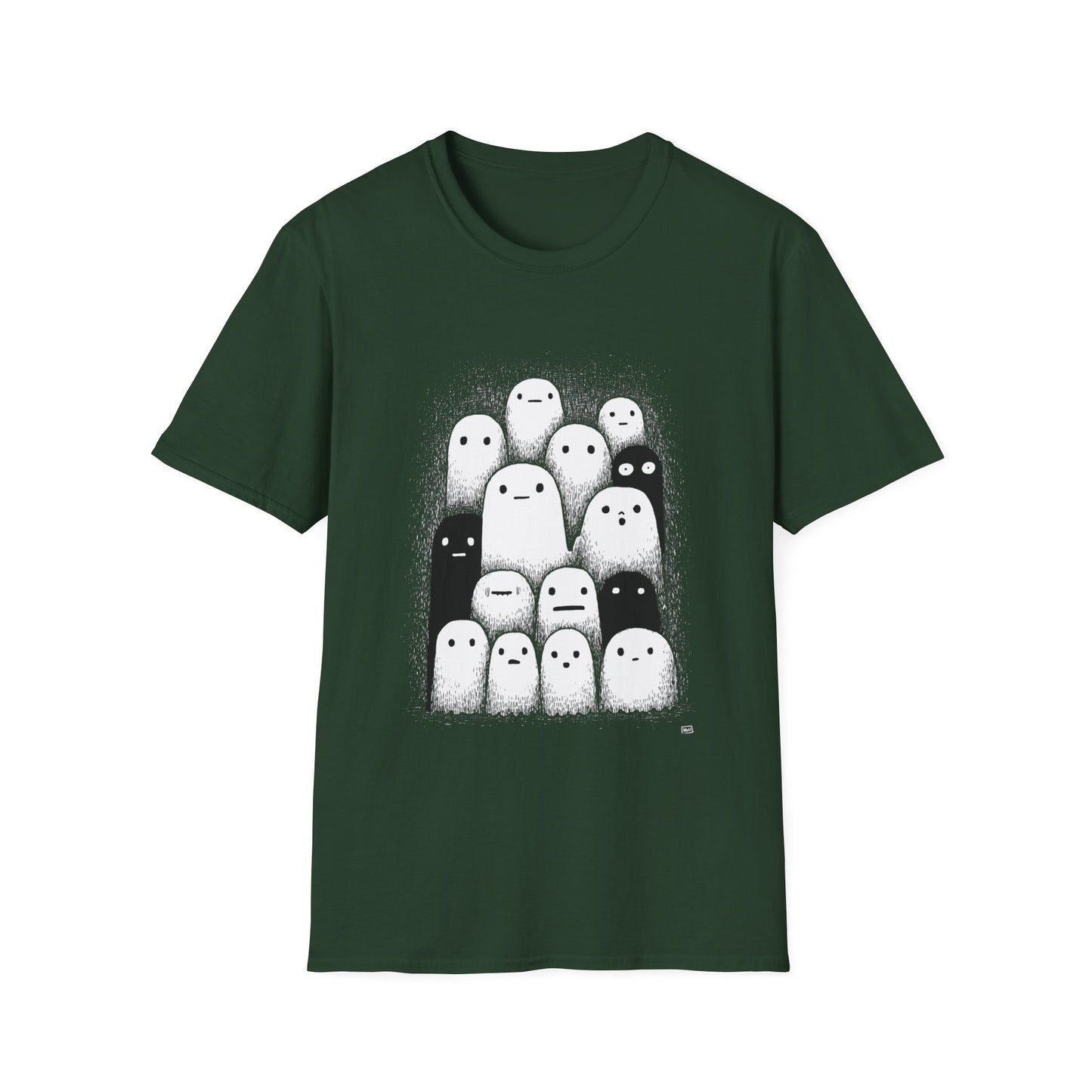 Stacked Spirits Halloween Design Tee