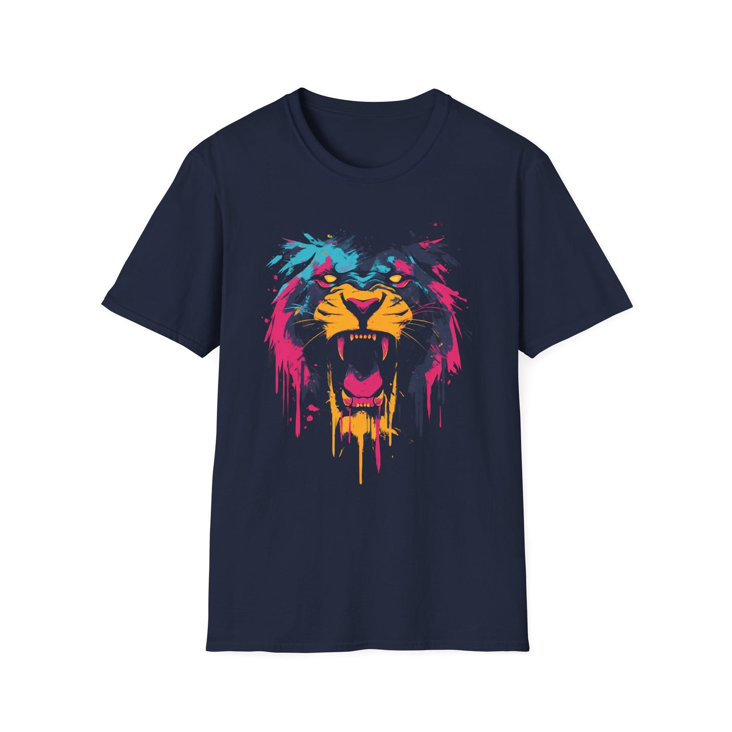 Roar Of Glory Neon Lion T-Shirt
