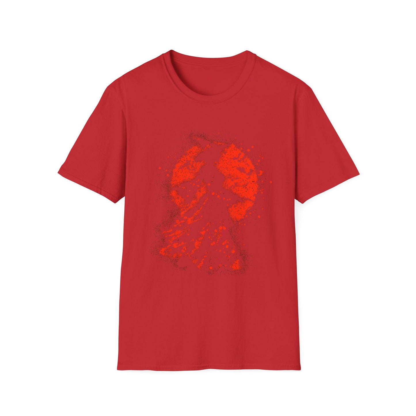 Red Drip Reverie Witch Halloween Head Tee