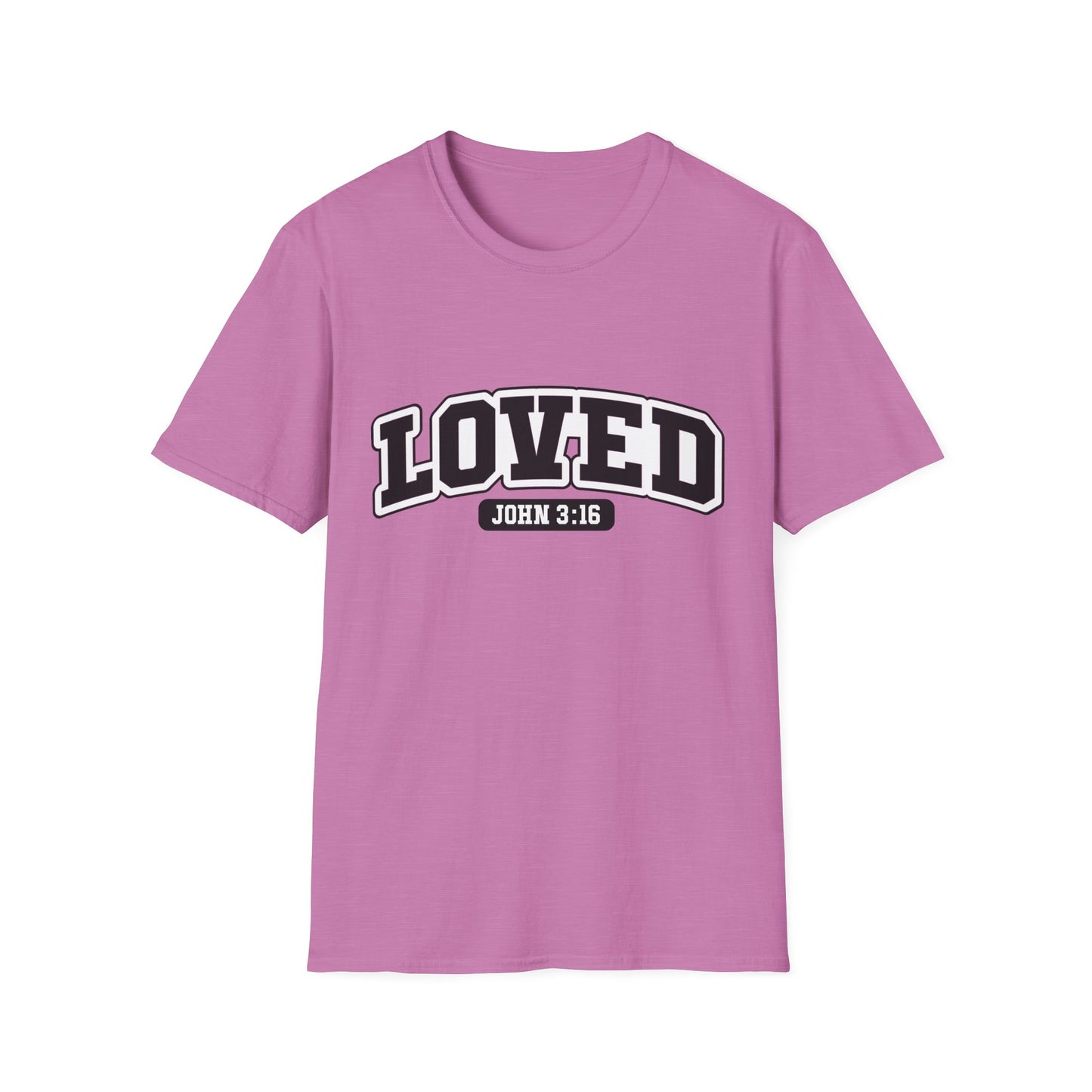 LOVED Tee – John 3:16 Collegiate Edition