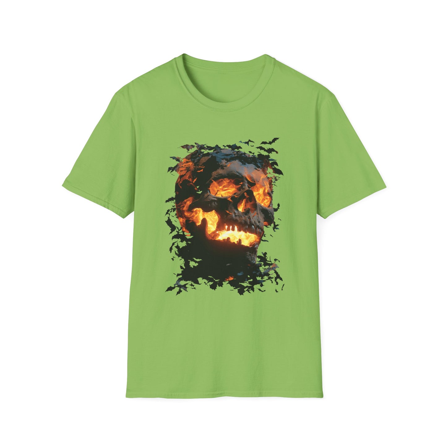 Ashborn Infernal Skull Halloween Head Tee