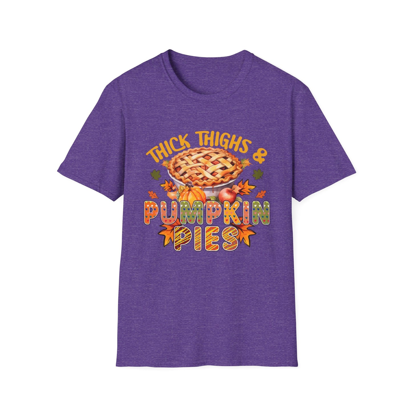 Thick Thighs & Pumpkin Pies – Fall Flavor Edition Short Sleeve Tee