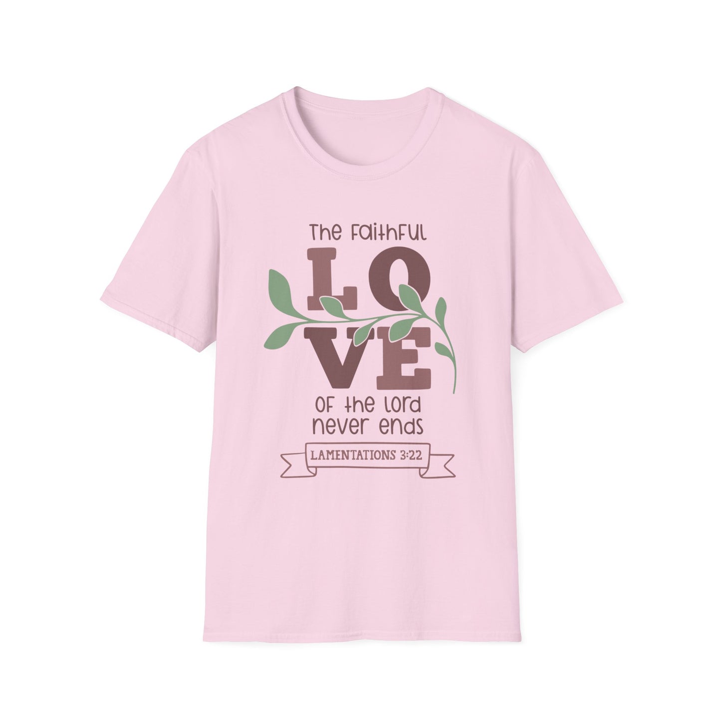 Faithful Love Tee – Lamentations 3:22 Vine Edition