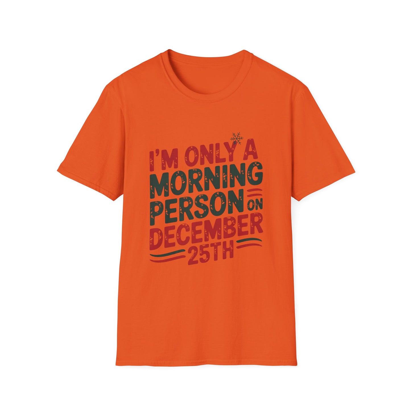 December 25th Morning Tee – Powered by Presents & Peppermint