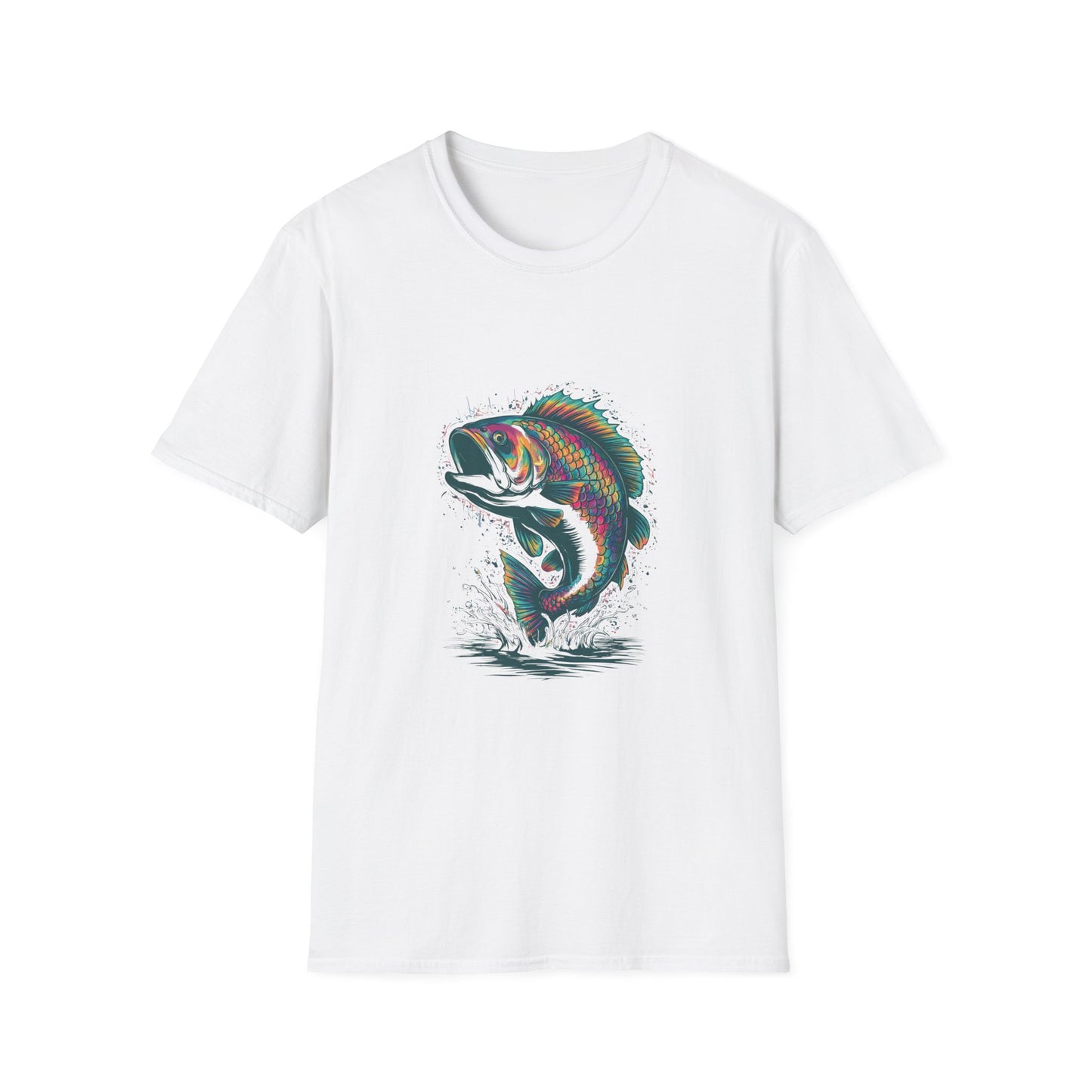 Hooked On Color Bass Graphic Tee