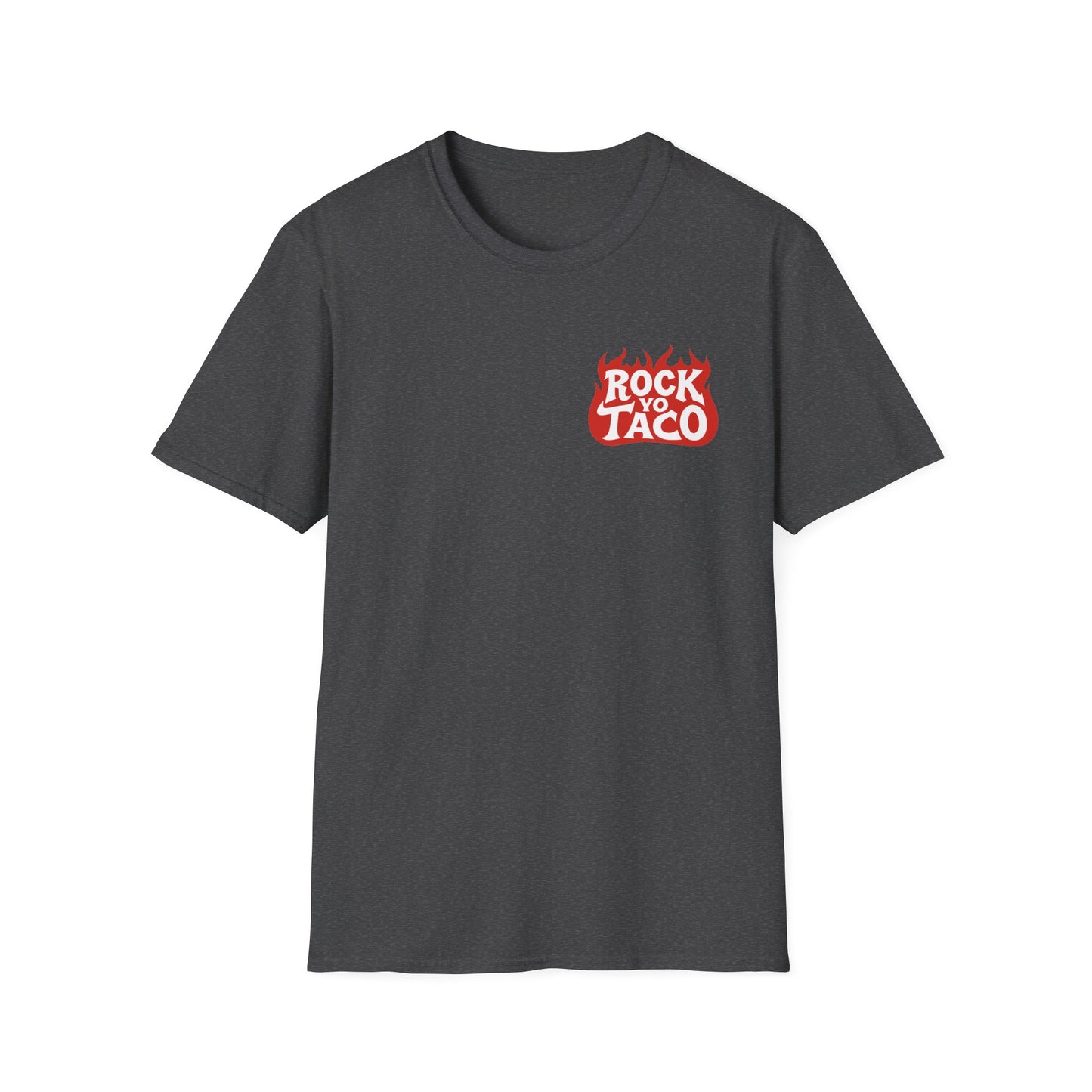 Rock Yo Taco Chest Logo Print Tee