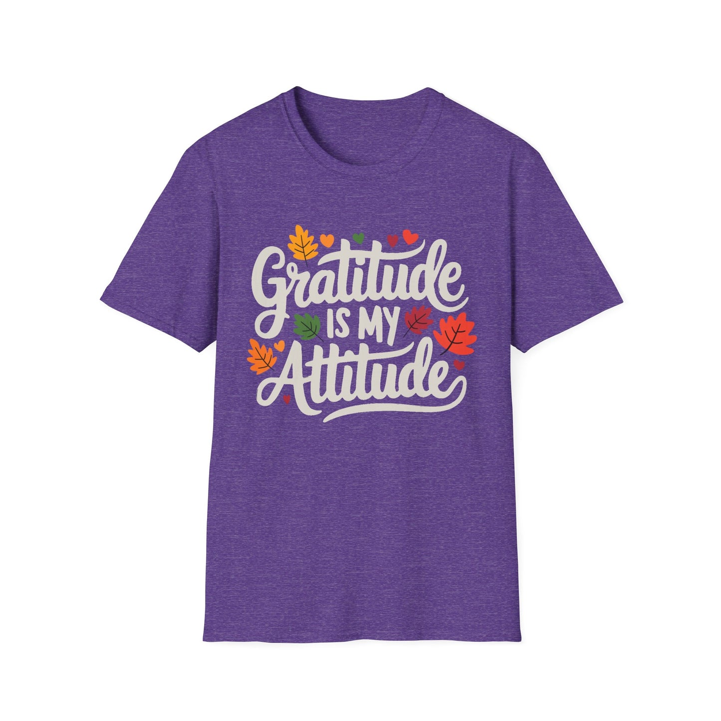 Gratitude Is My Attitude – Autumn Heart Edition Short Sleeve Tee