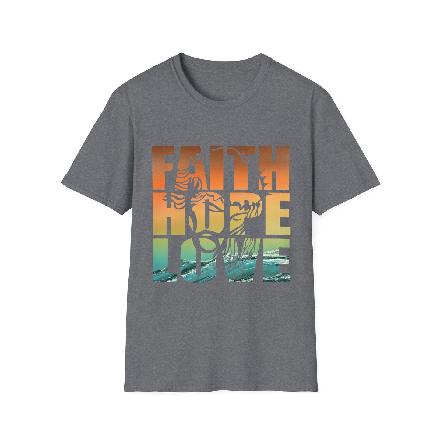 Faith Hope Love Tee – Lion of Strength Edition