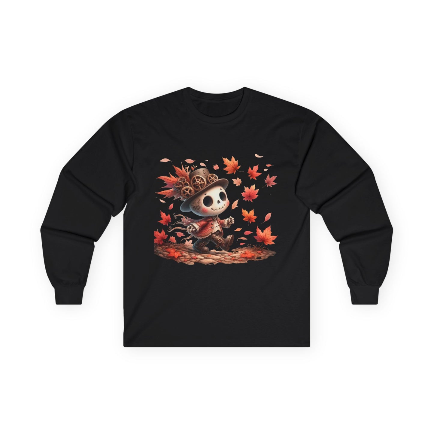 Copy of “Steampunk Stroll” Long Sleeve Tee – Autumn Mechanica Edition