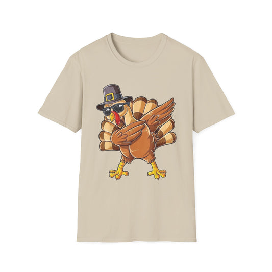 Cool Turkey – Pilgrim Hat & Sunglasses Edition Short Sleeve Tee