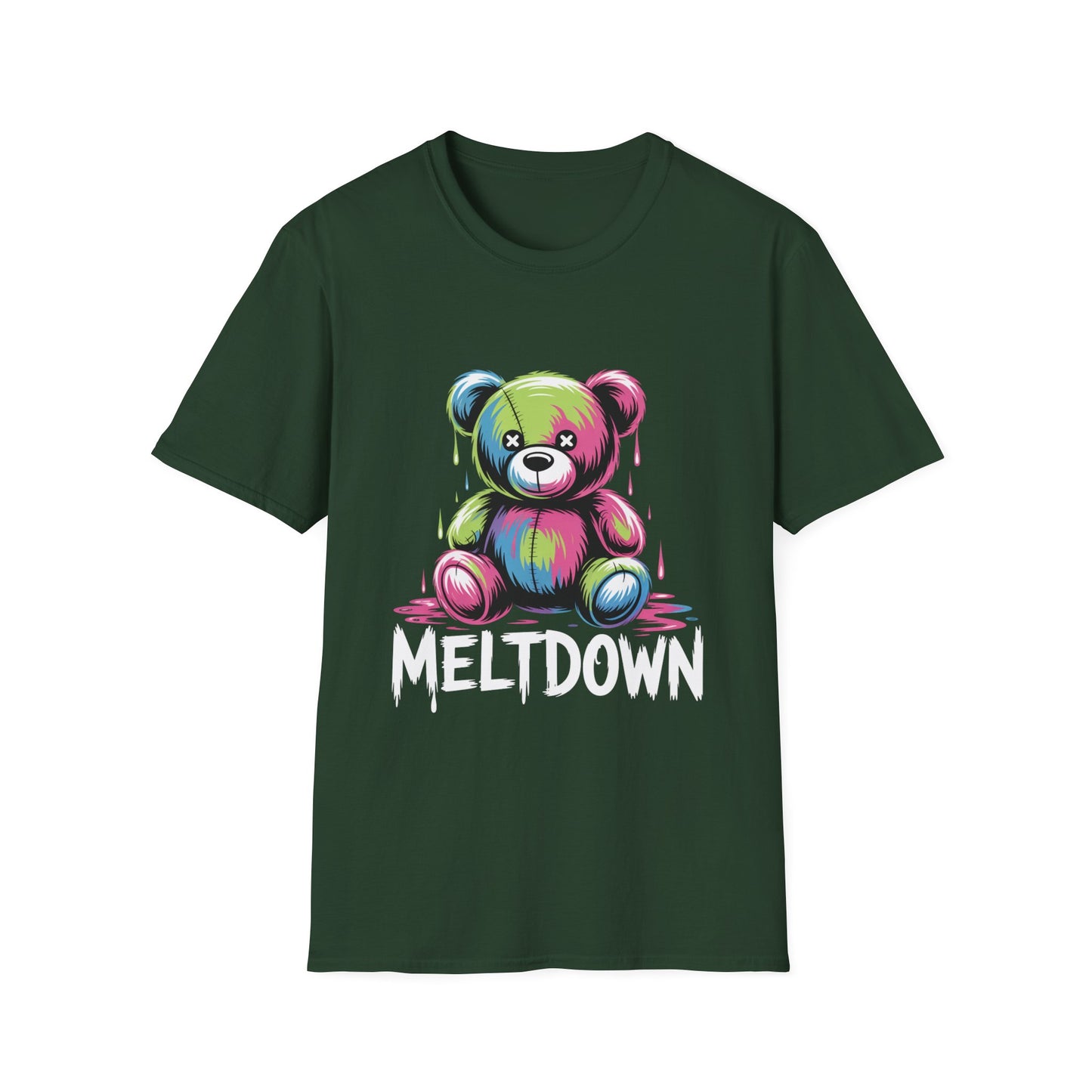 Meltdown Teddy Bear Graphic Tee