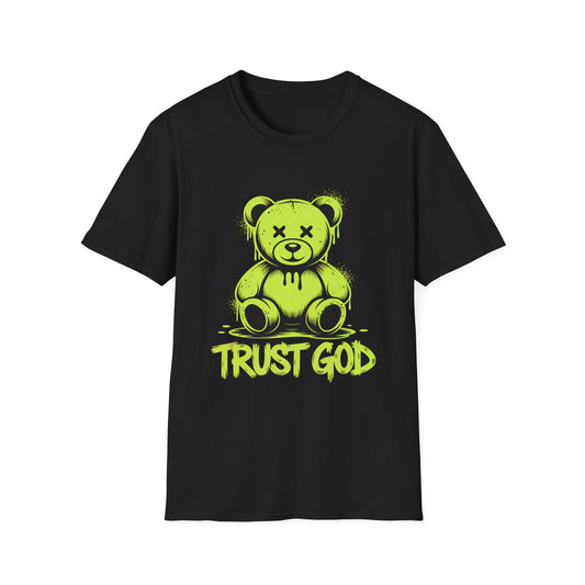 TRUST GOD – Drip Bear Graffiti Tee