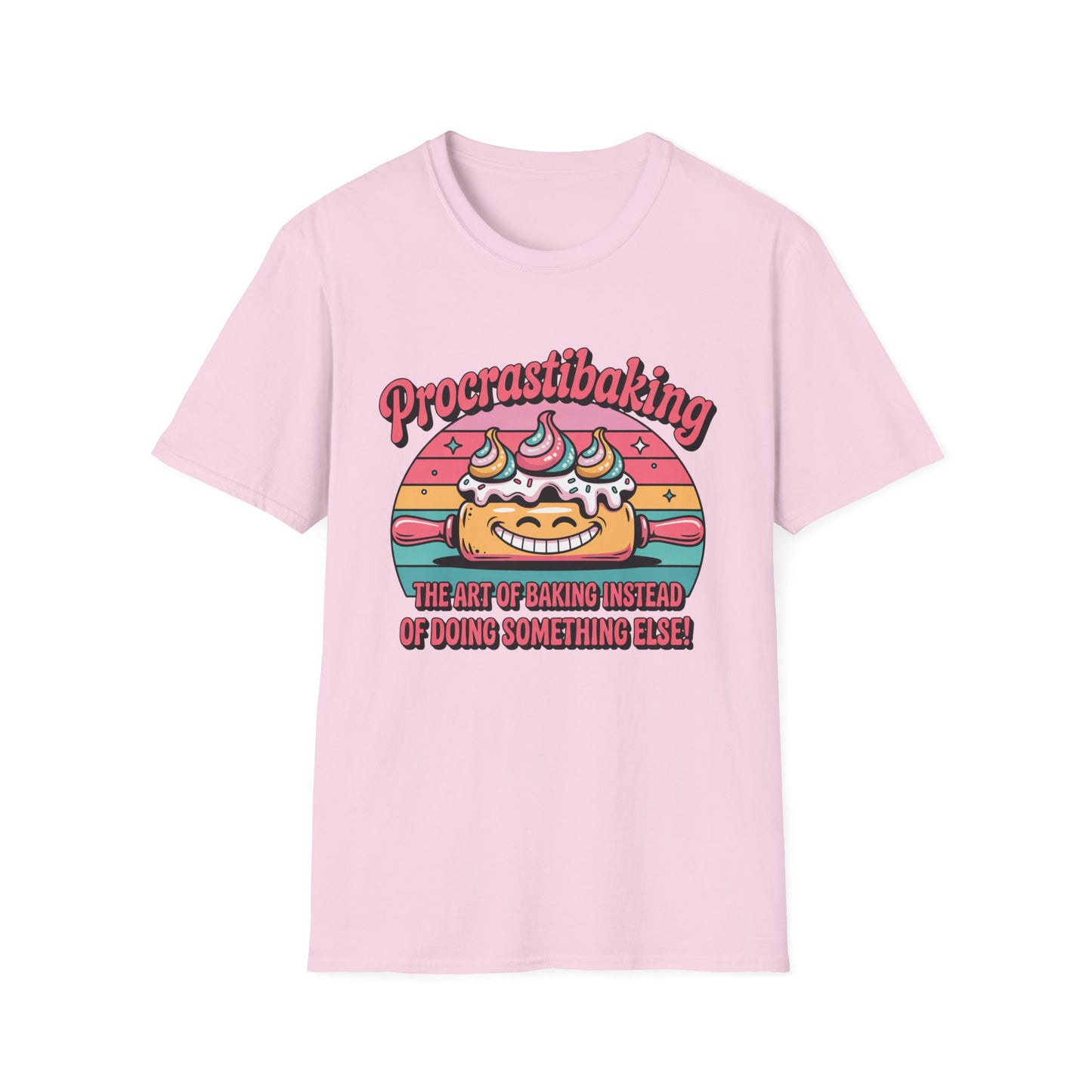 Procrastibaking Tee – Whisk First, Worry Later