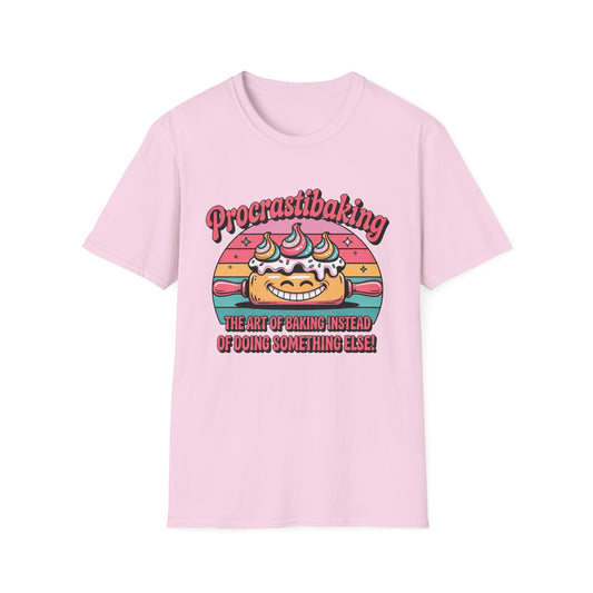 Procrastibaking Tee – Whisk First, Worry Later