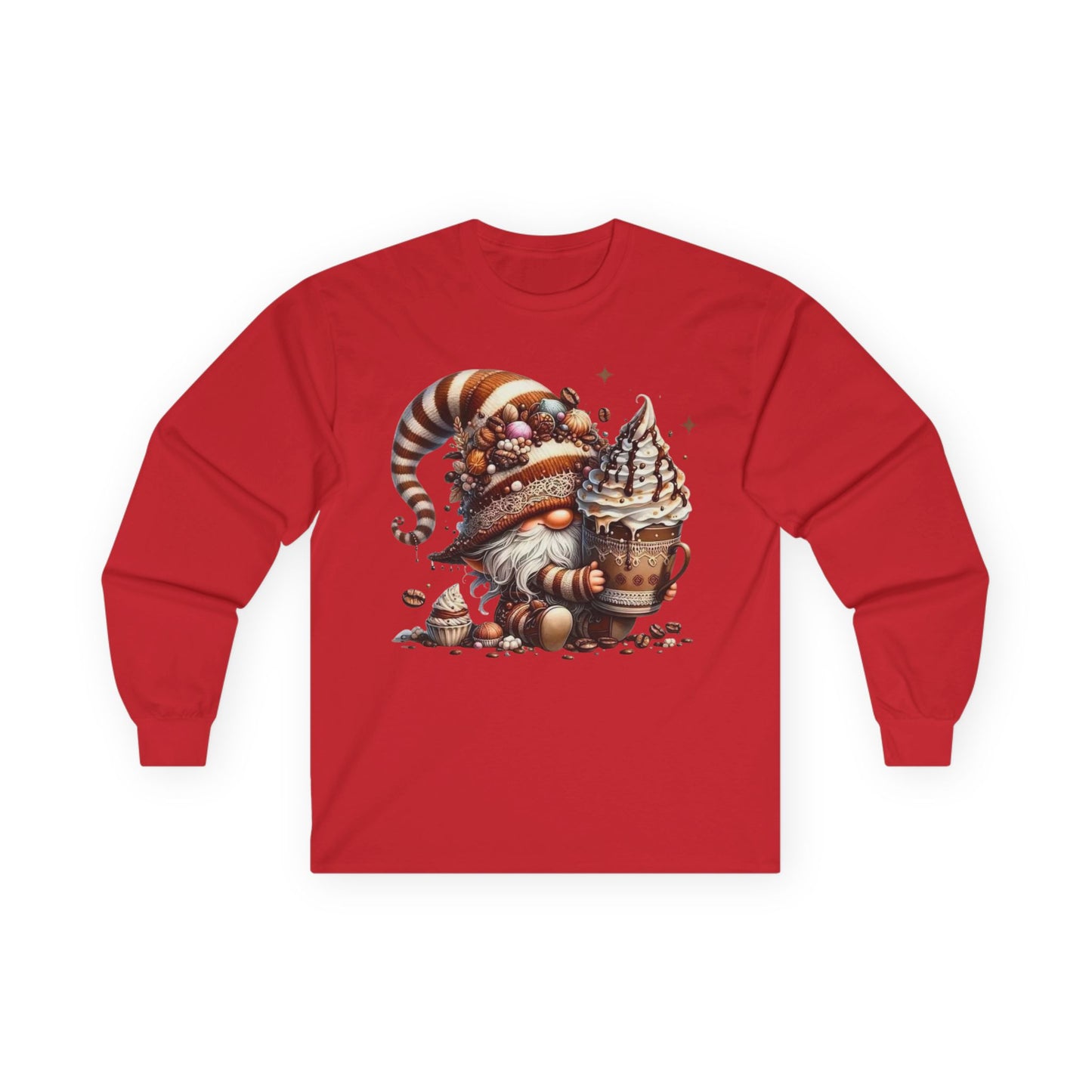 “Sweet Brew Gnome” Long Sleeve Tee – Dessert Daydream Edition