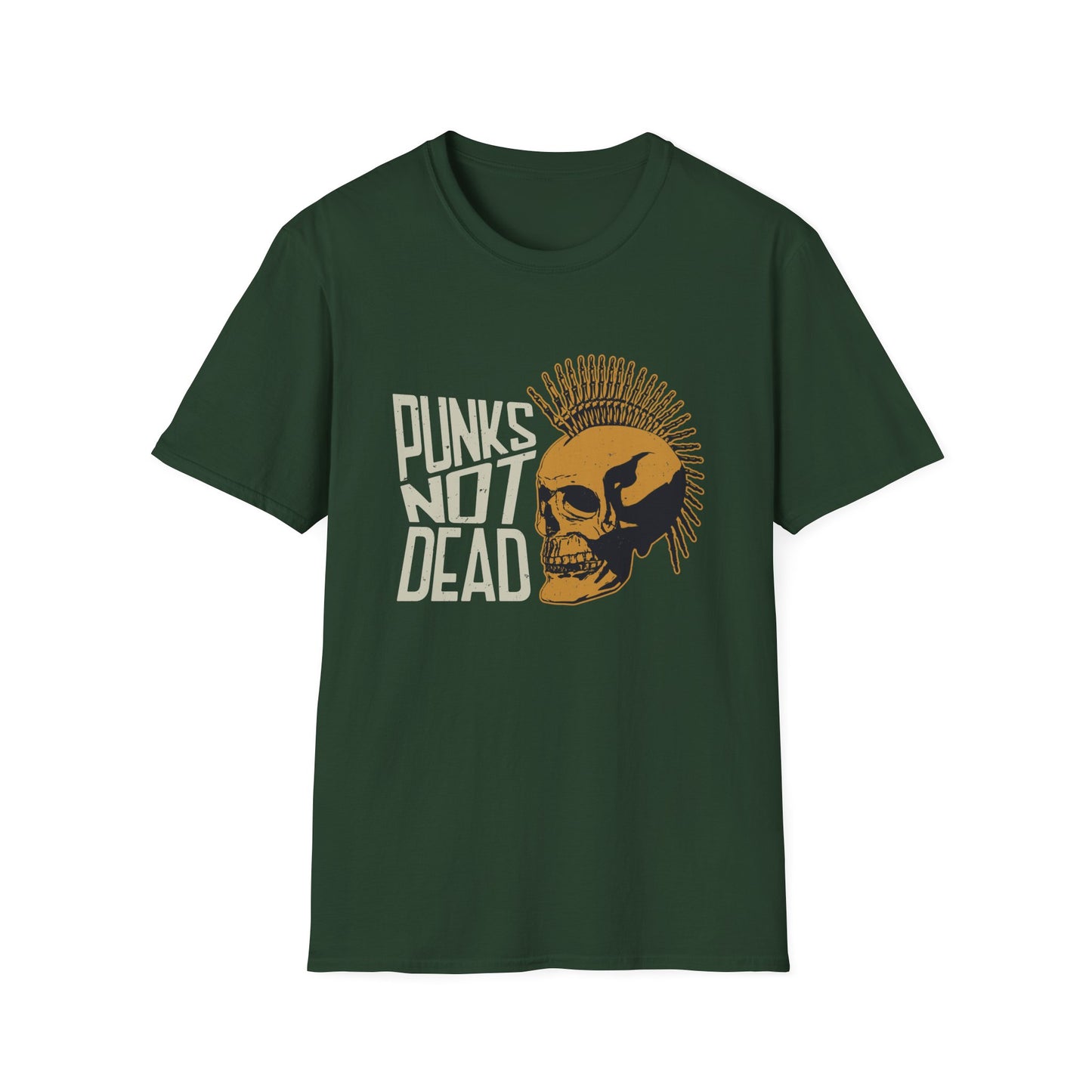 “Punks Not Dead” – The Bullet Mohawk Skull of Rebellion, Rawness & Rock Identity