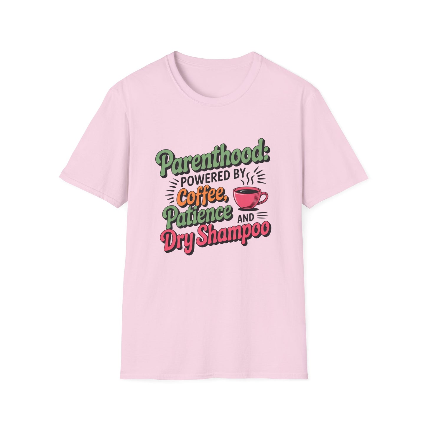 Parenthood Essentials Tee – For the Caffeinated & Courageous