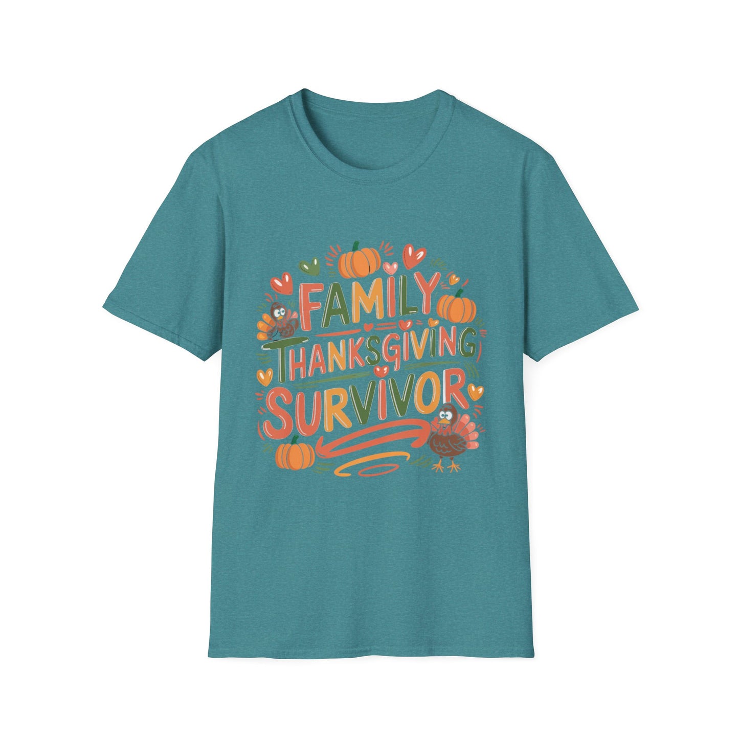 Family Thanksgiving Survivor Short Sleeve Tee