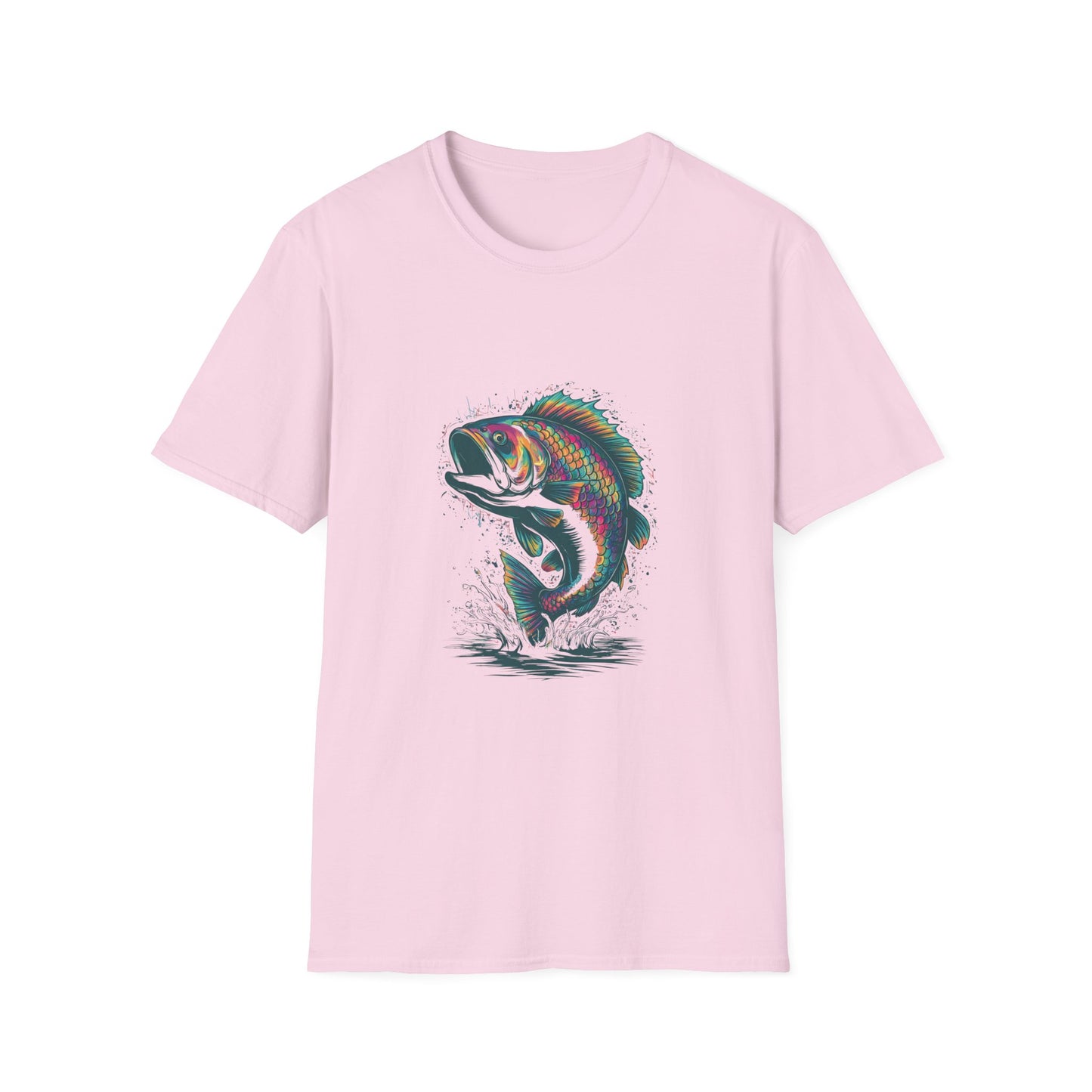 Hooked On Color Bass Graphic Tee