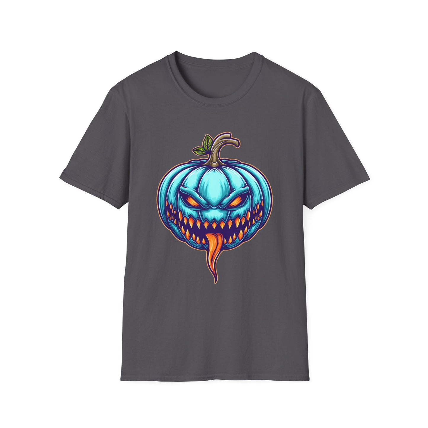 Tongue Twister Mutant Pumpkin Halloween Head Tee