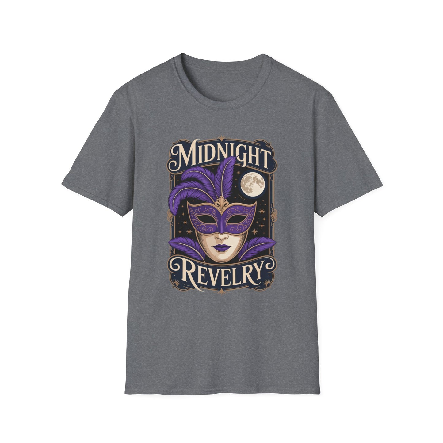 Midnight Revelry Masquerade Graphic Tee