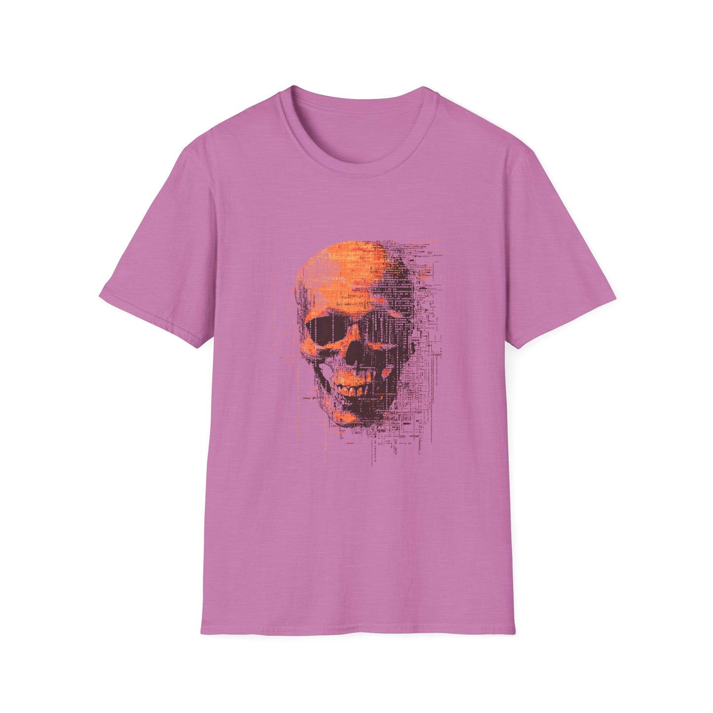 Data Decay – Glitched Skull Pixel Design