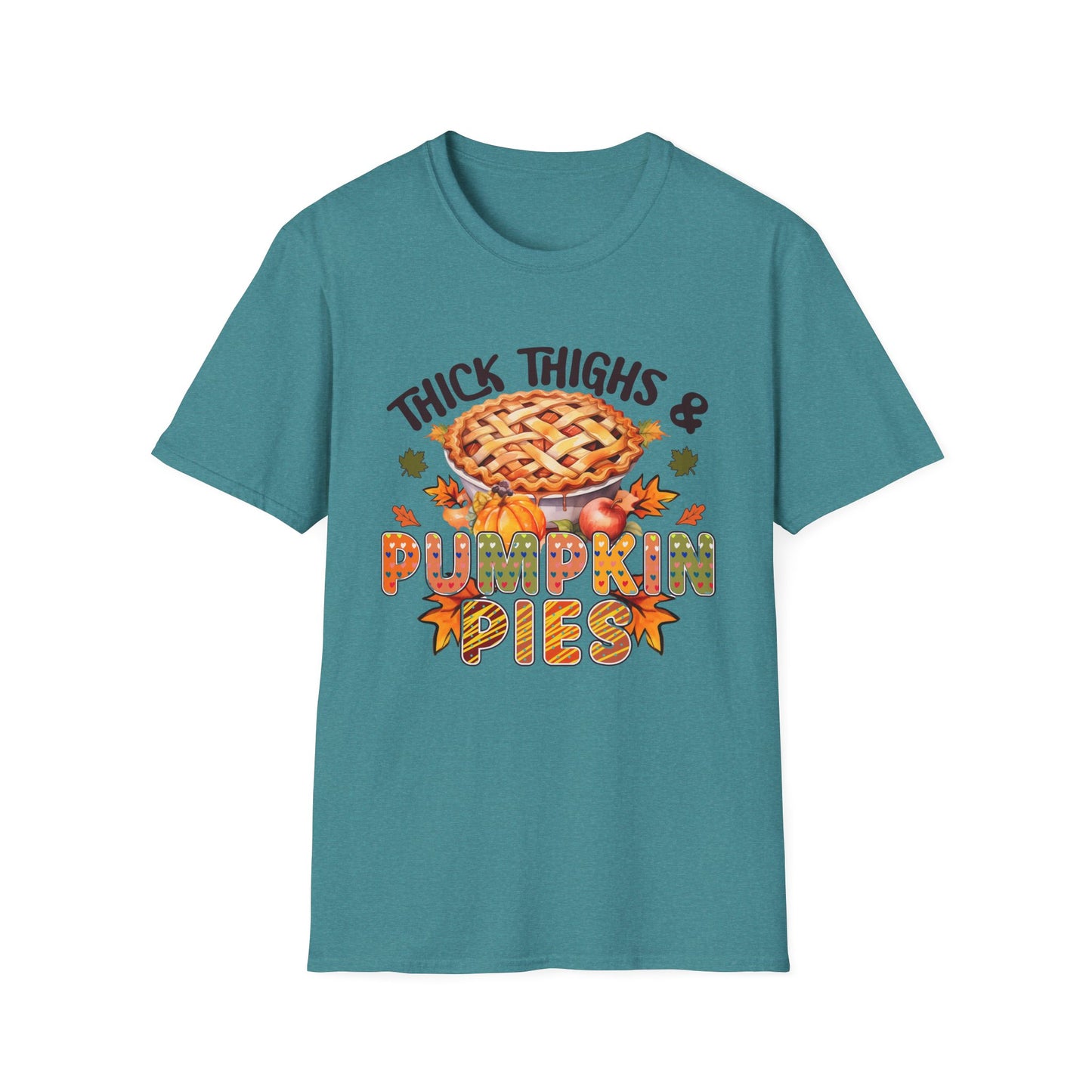 Thick Thighs & Pumpkin Pies – Fall Flavor Edition Short Sleeve Tee