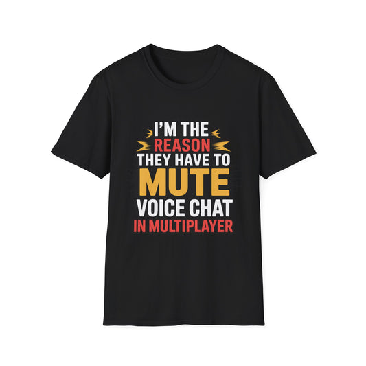 Voice Chat Chaos Tee – Loud, Proud, and Pixel-Perfect