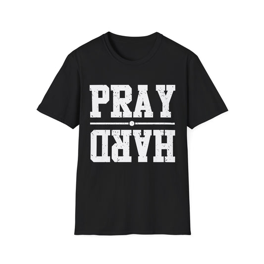 Pray Hard Bold Faith Tee – Power in Every Prayer