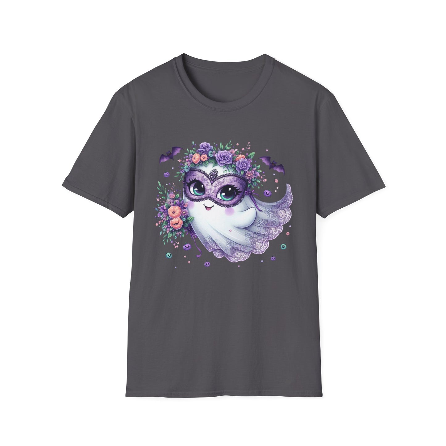 “Masquerade Ghost” Tee – Floral Phantom Edition
