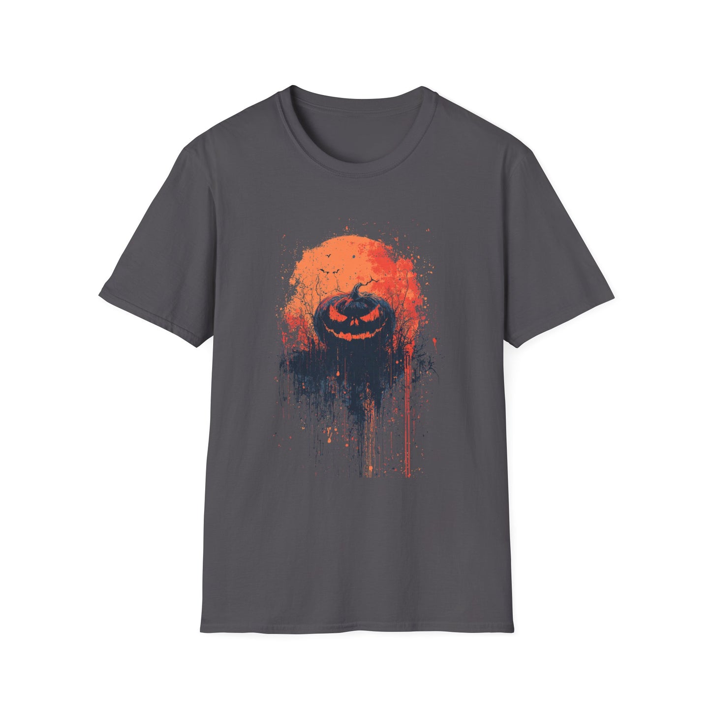 Moonlit Menace Halloween Pumpkin Tee