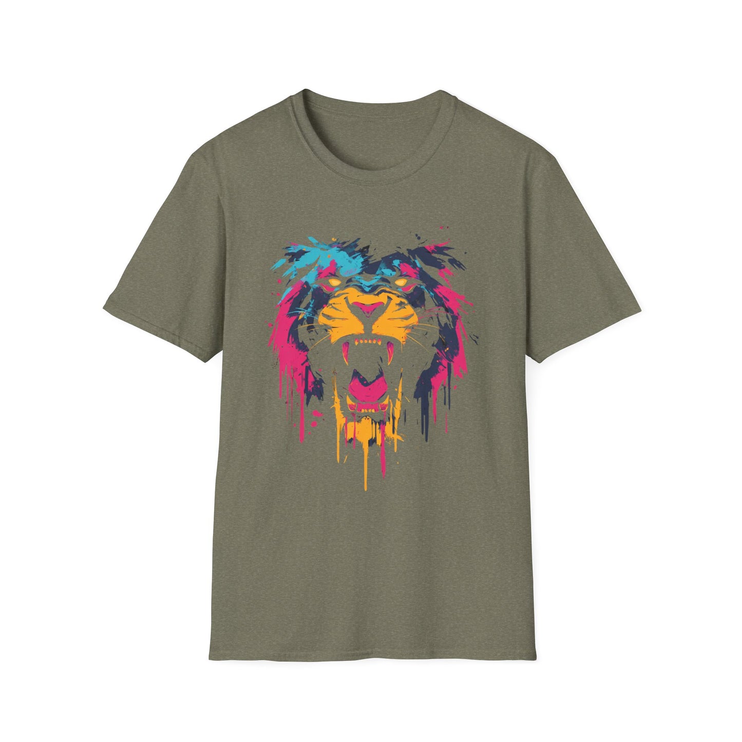 Roar Of Glory Neon Lion T-Shirt