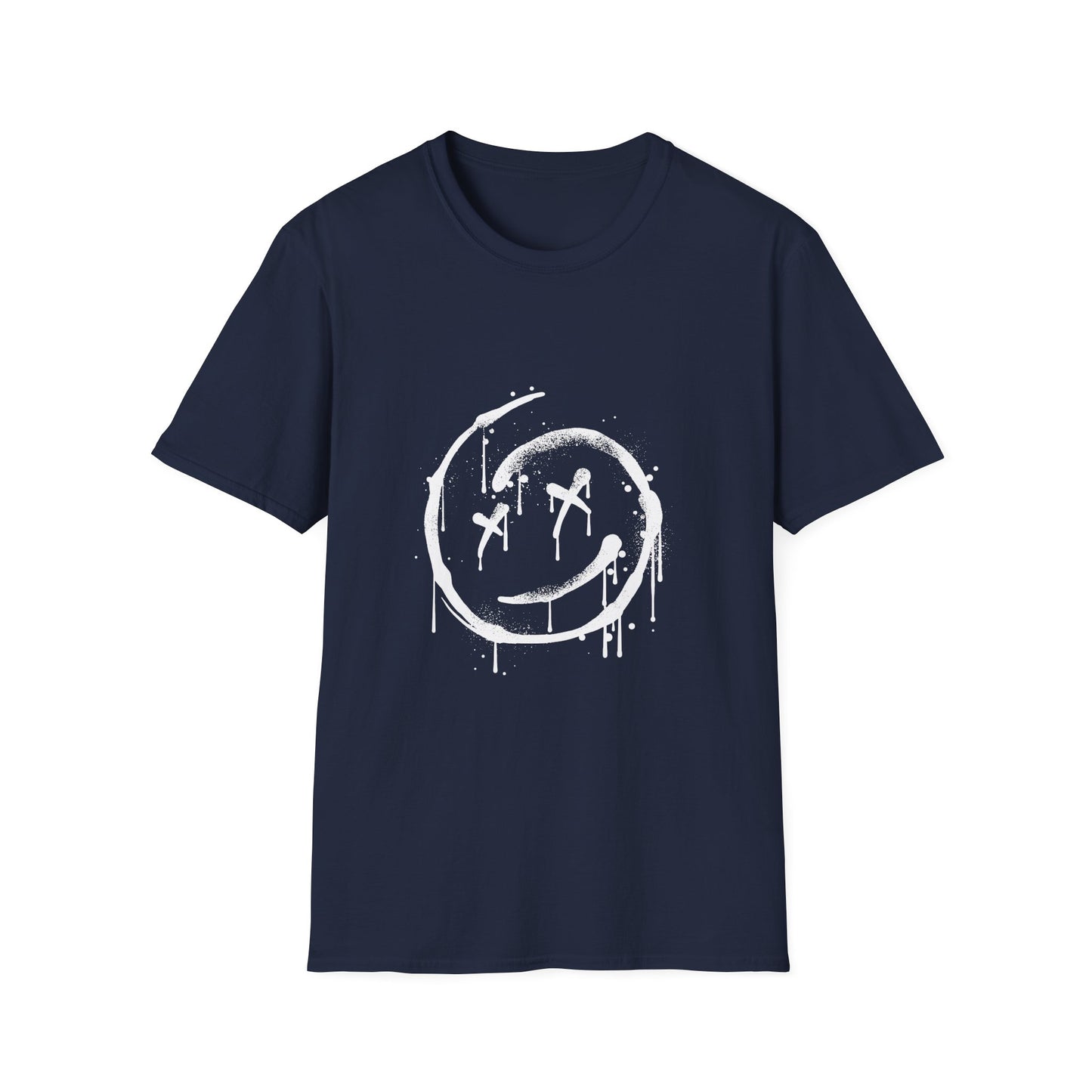 Dripping Smiley Face Graphic Tee