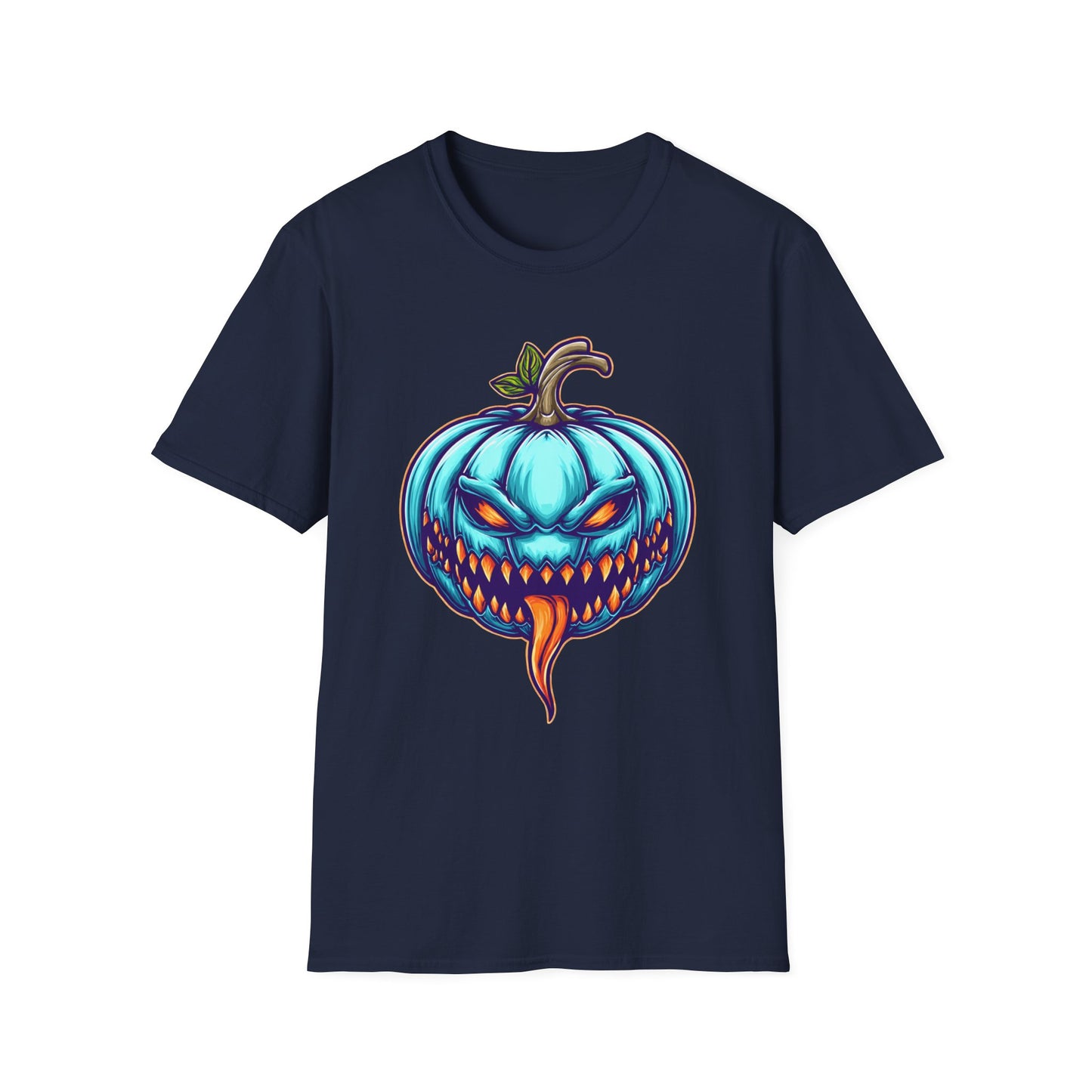 Tongue Twister Mutant Pumpkin Halloween Head Tee