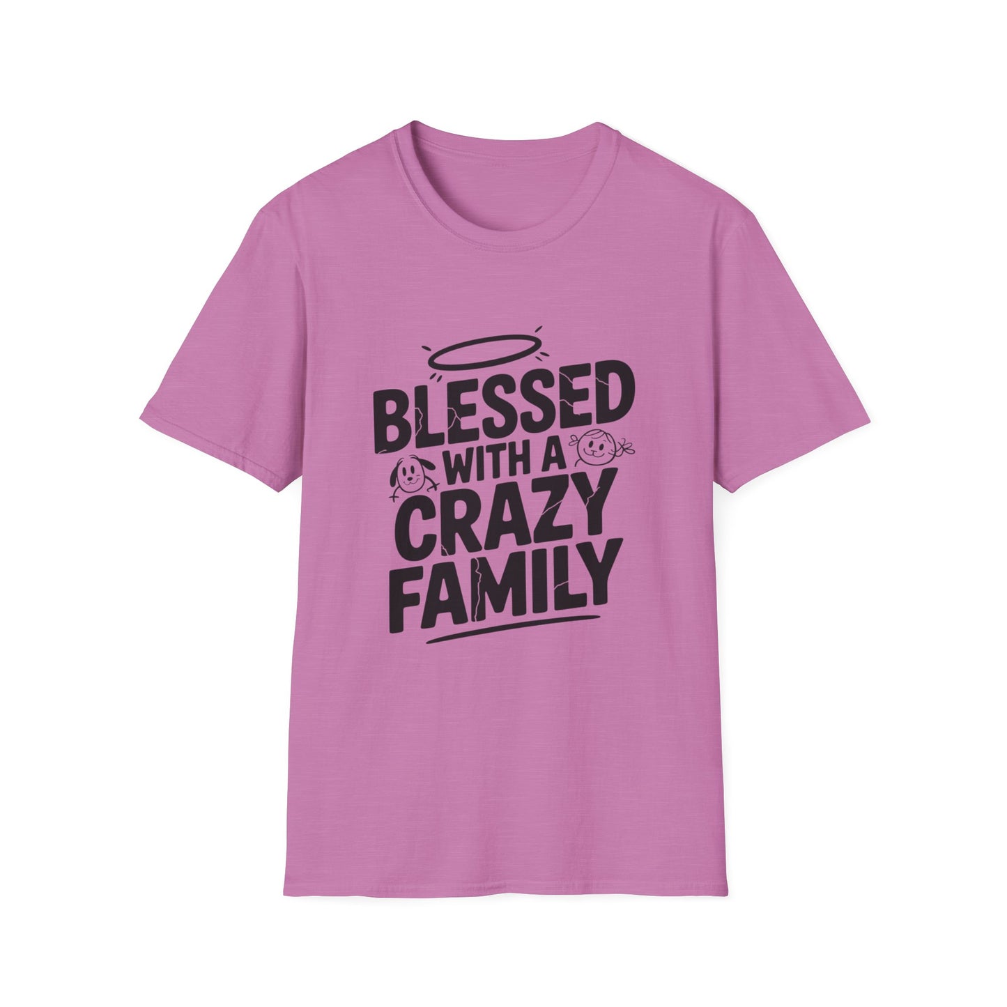 Blessed & Bonkers Tee – Family, Faith, and a Little Mayhem