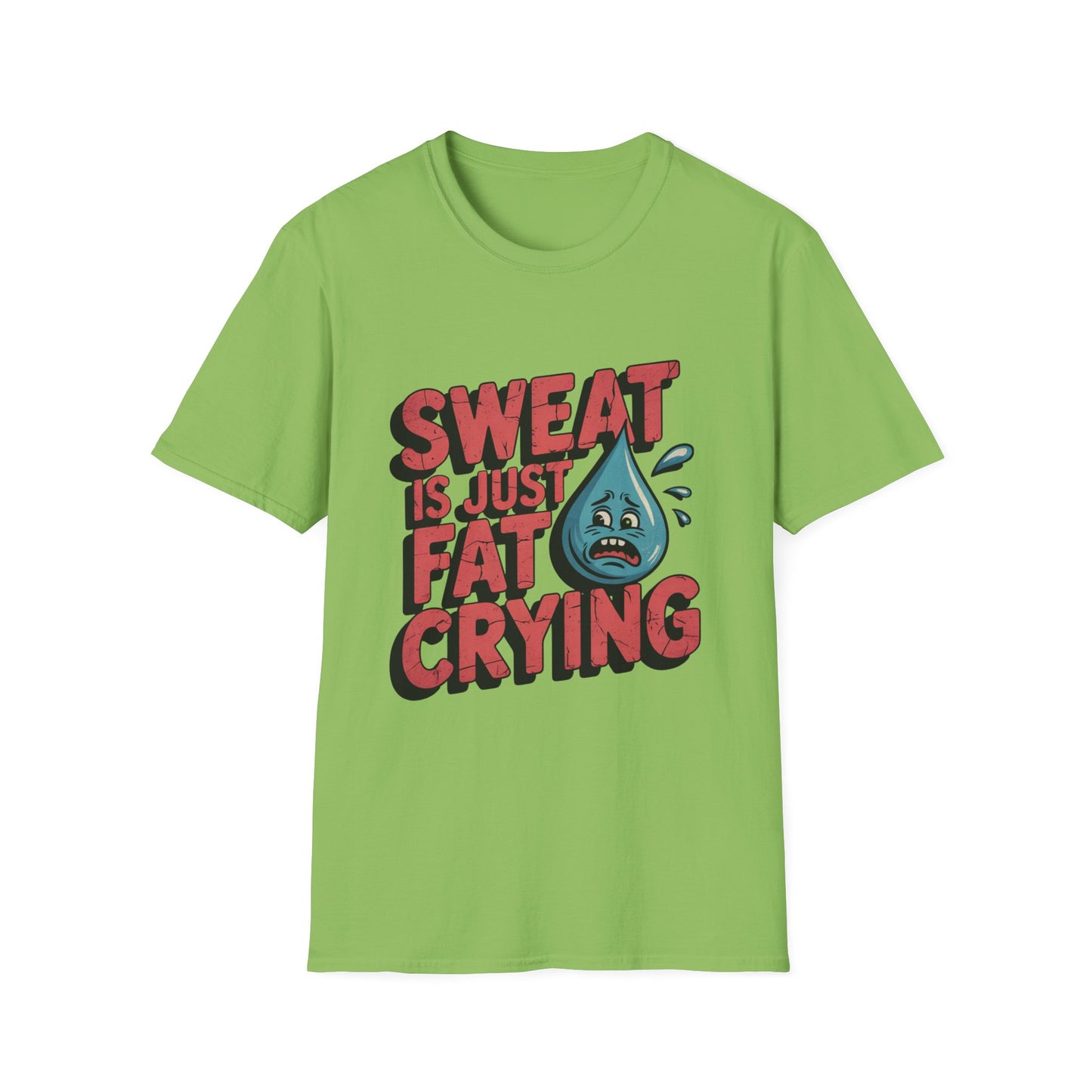 Fat Crying Tee – Train Hard, Laugh Harder