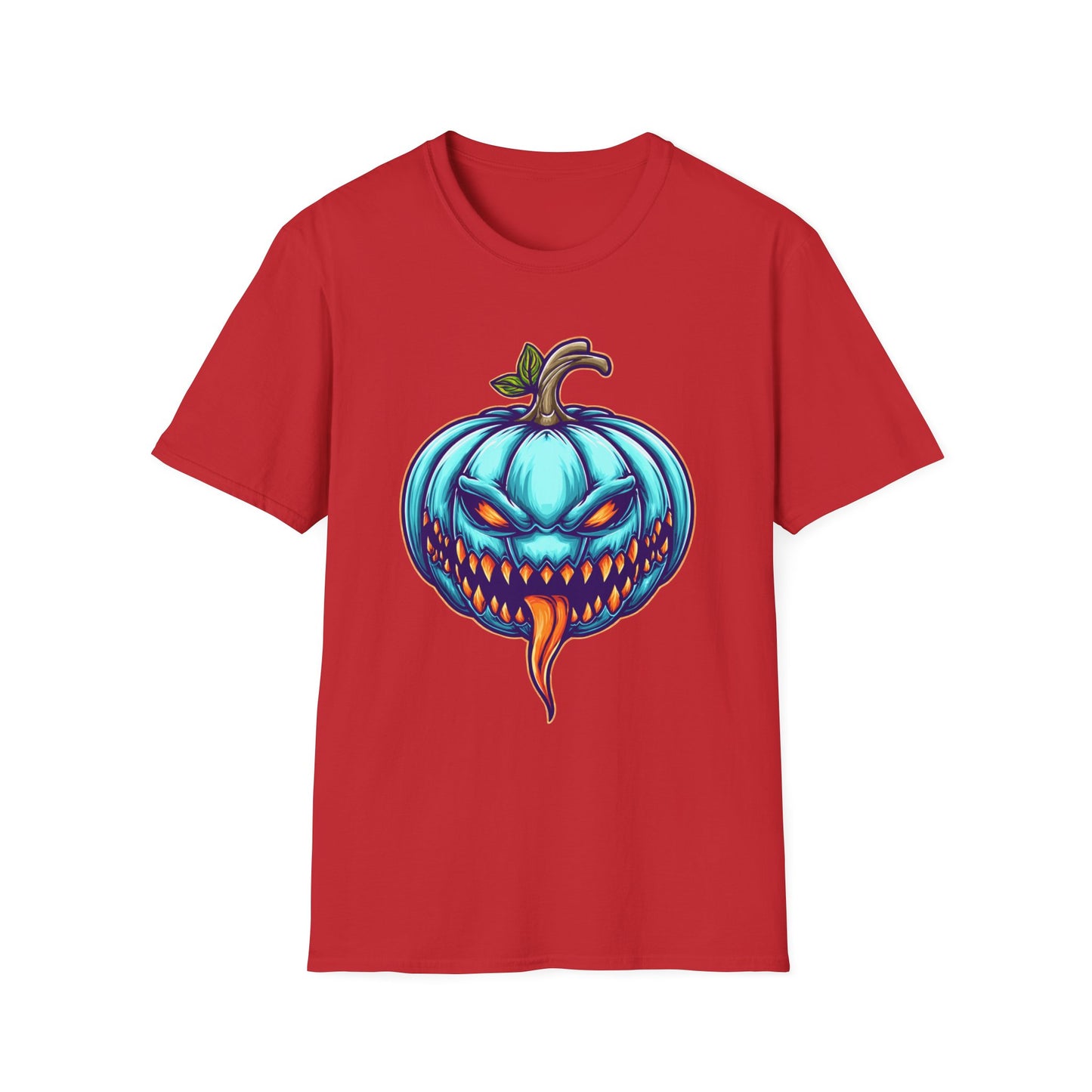 Tongue Twister Mutant Pumpkin Halloween Head Tee