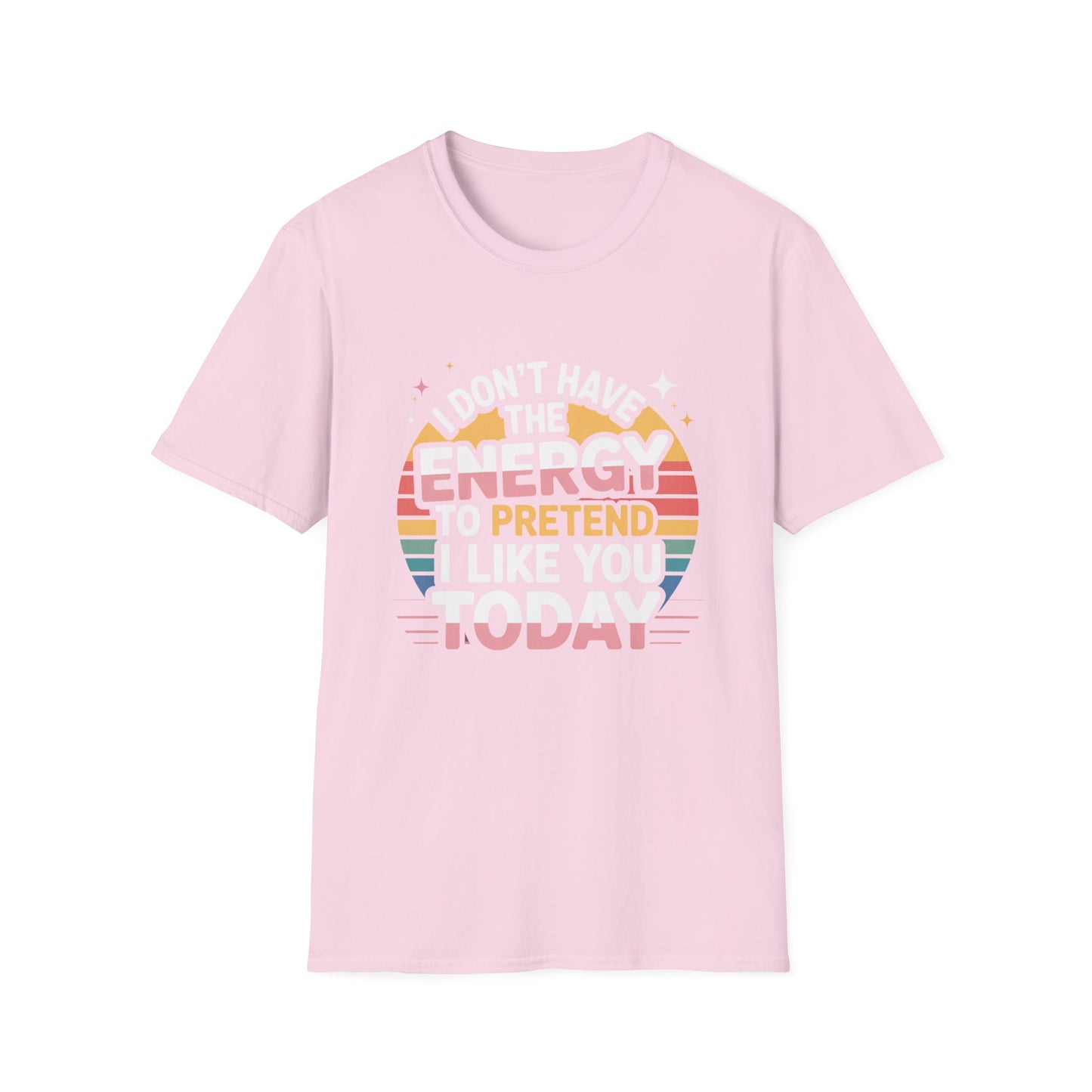 I Don’t Have the Energy Tee – Retro Sass for Real Ones