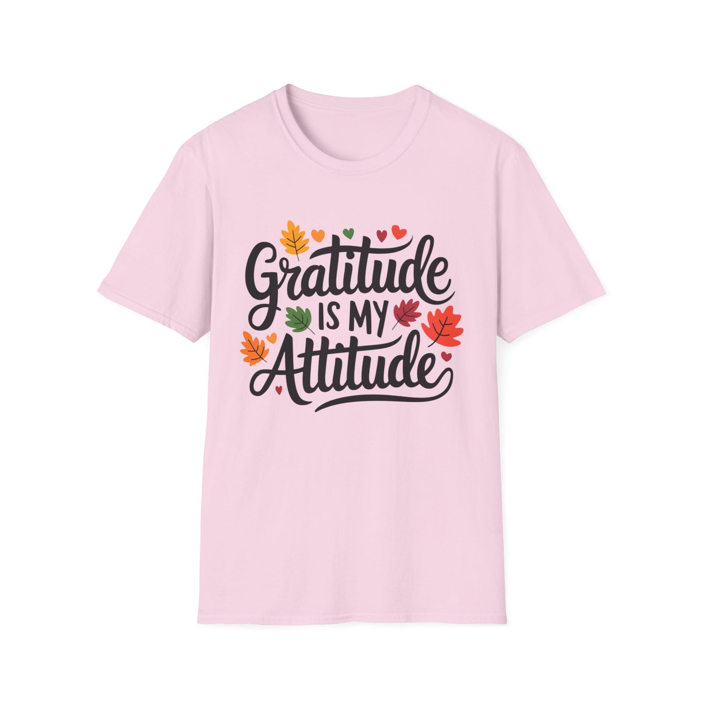 Gratitude Is My Attitude – Autumn Heart Edition Short Sleeve Tee