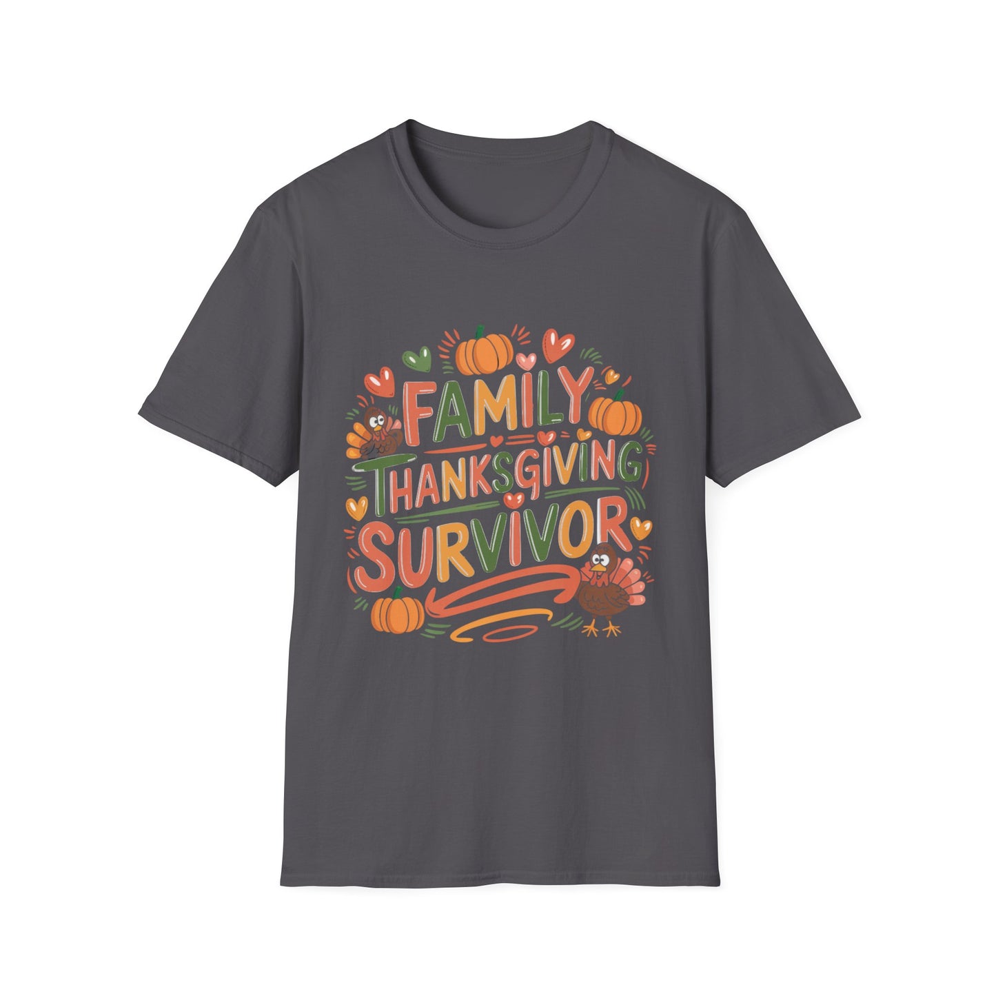 Family Thanksgiving Survivor Short Sleeve Tee