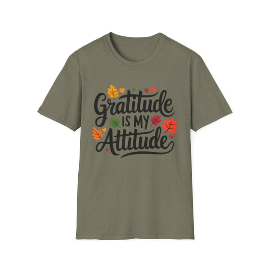 Gratitude Is My Attitude – Autumn Heart Edition Short Sleeve Tee