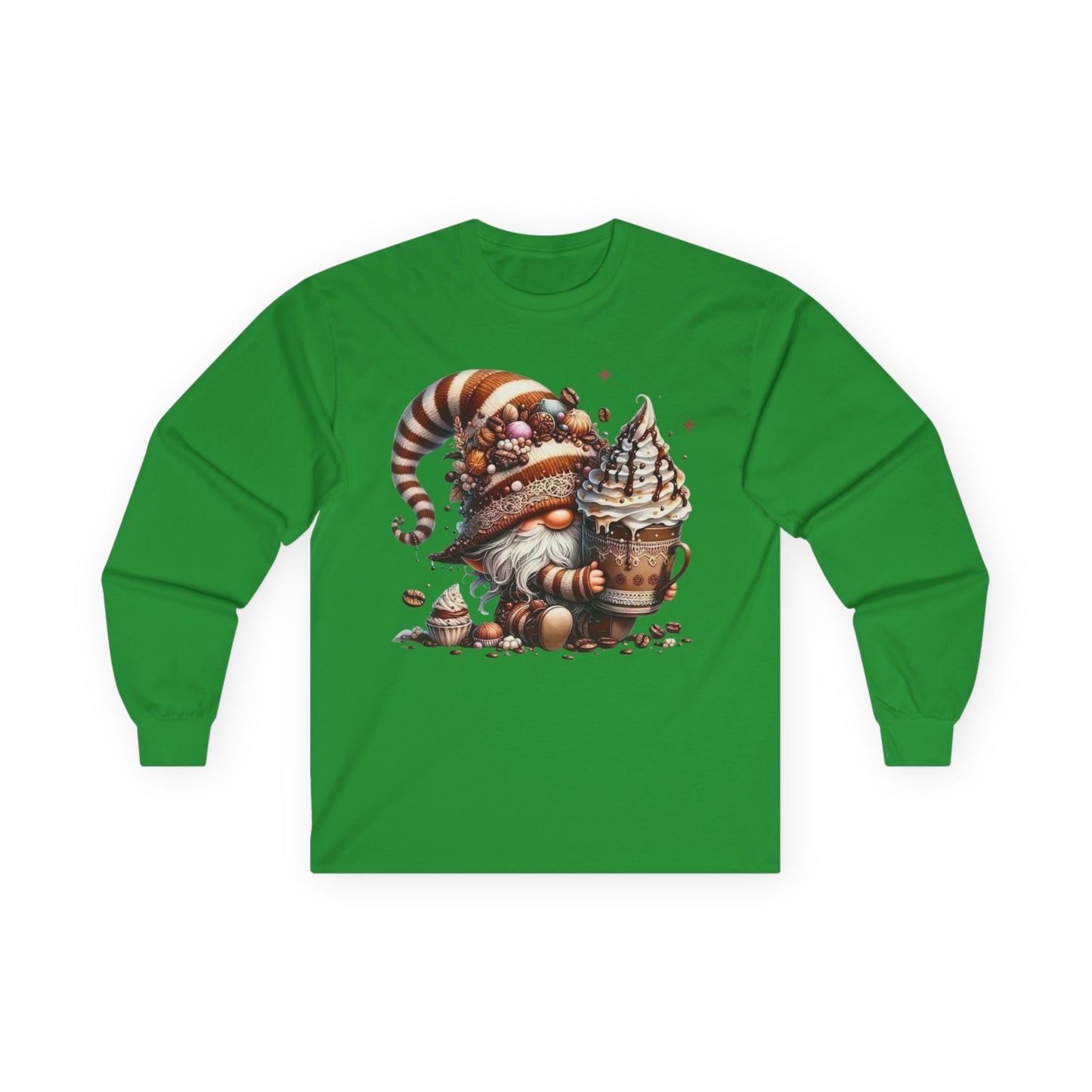 “Sweet Brew Gnome” Long Sleeve Tee – Dessert Daydream Edition