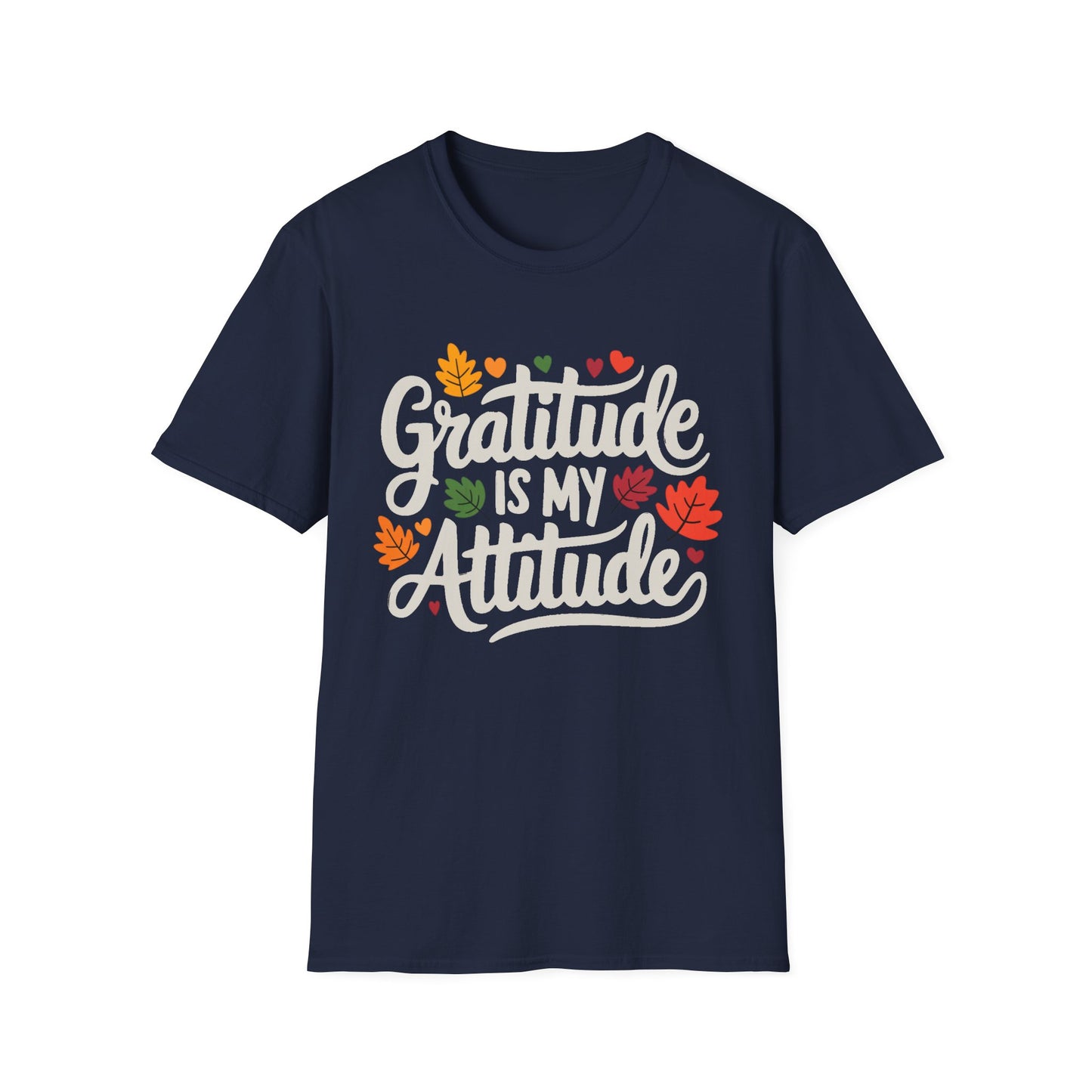 Gratitude Is My Attitude – Autumn Heart Edition Short Sleeve Tee