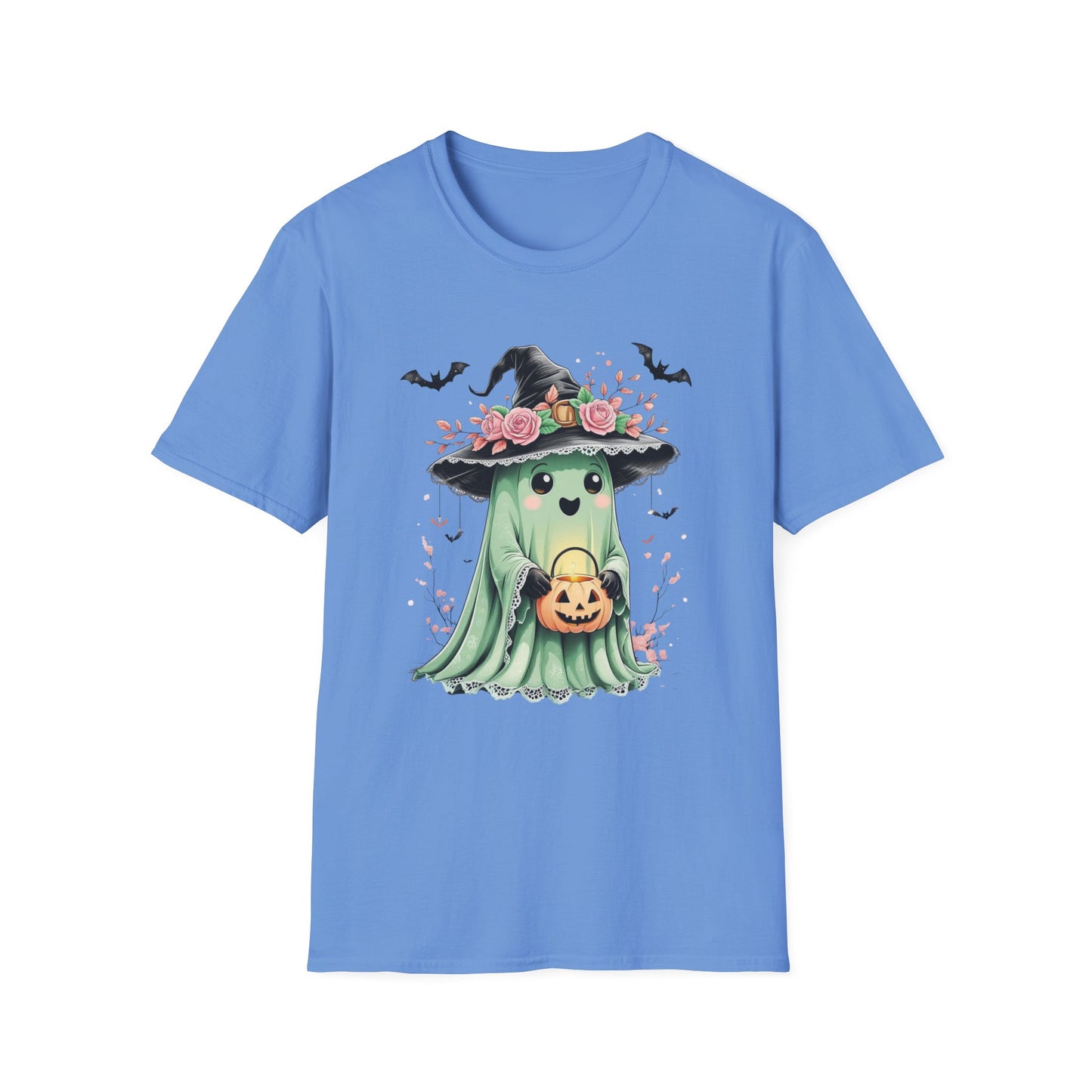 “Masquerade Ghost” Tee – Mint & Midnight Bloom Edition