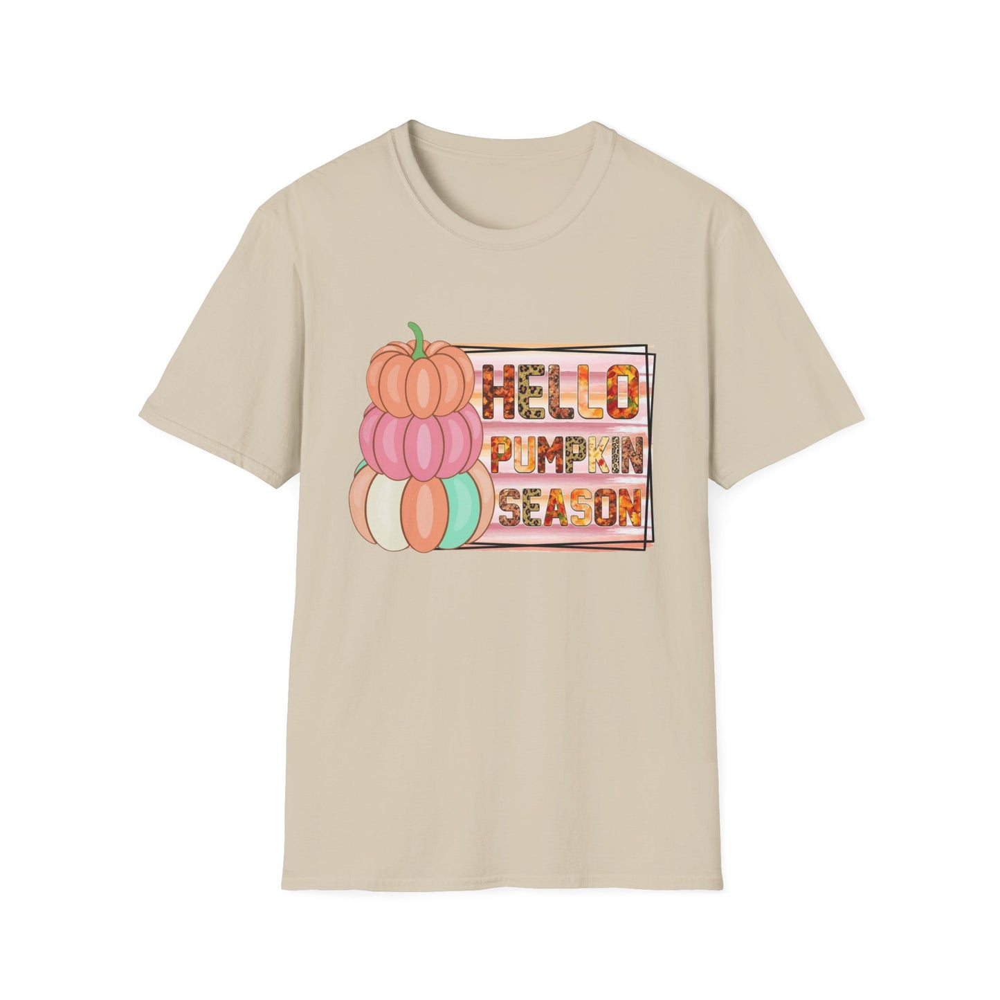 “Hello Pumpkin Season” Tee – Pastel Stack Edition