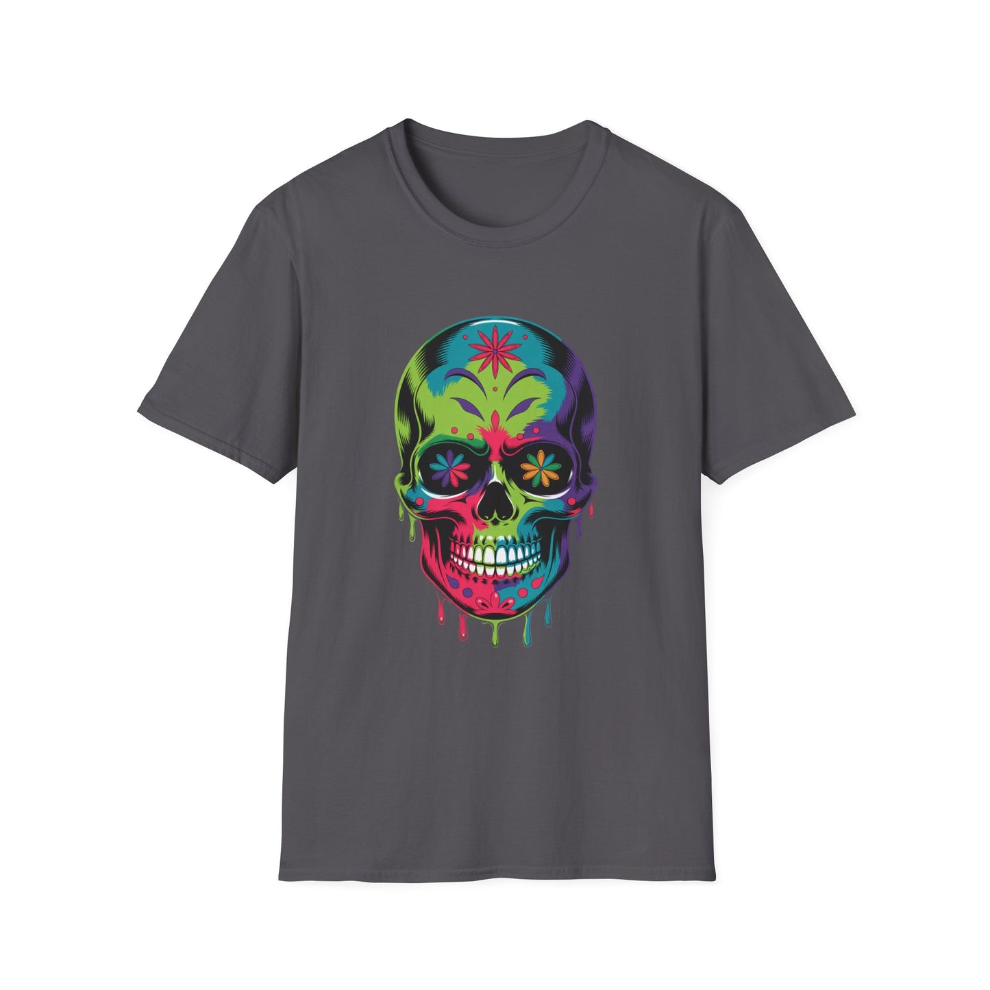 Floral Fade Skull Graphic Tee