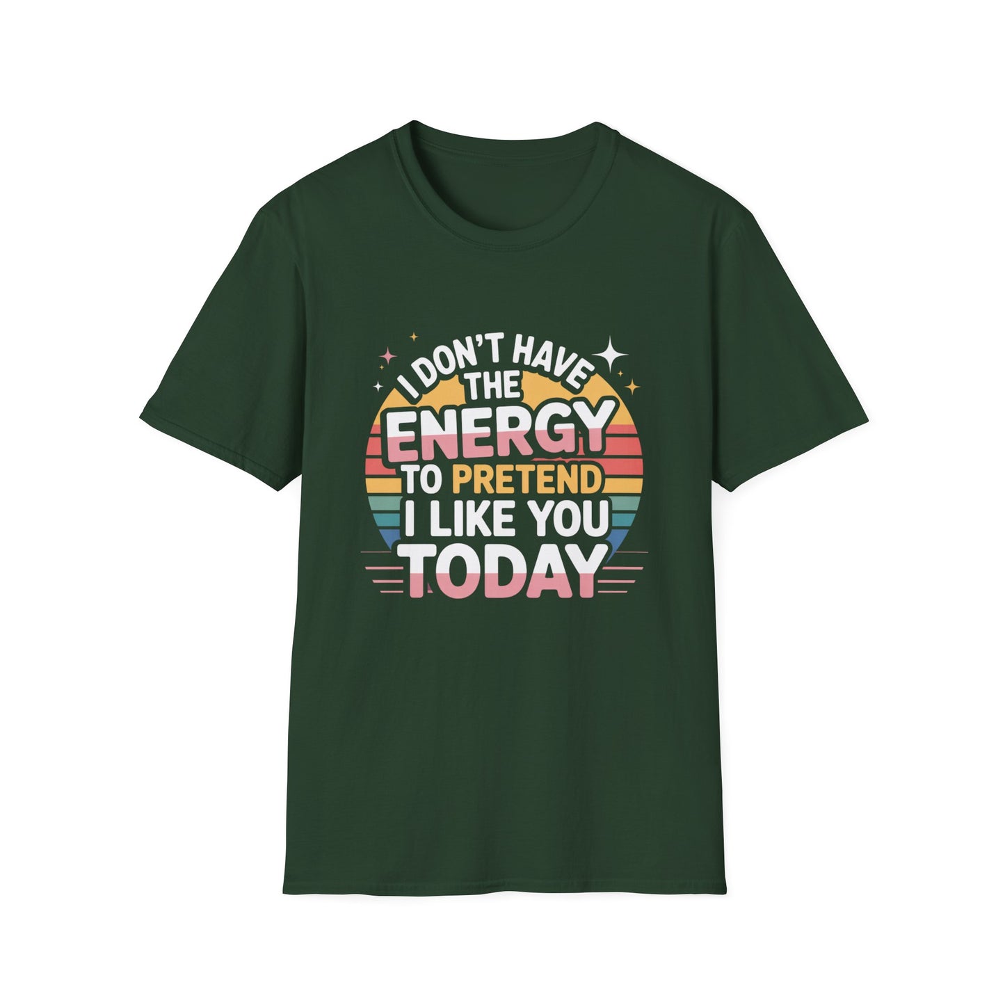 I Don’t Have the Energy Tee – Retro Sass for Real Ones