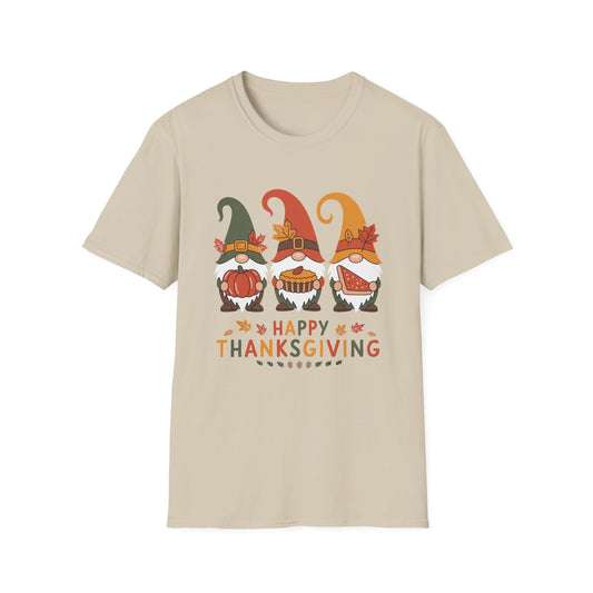 Happy Thanksgiving – Gnome Trio Edition Short Sleeve Tee